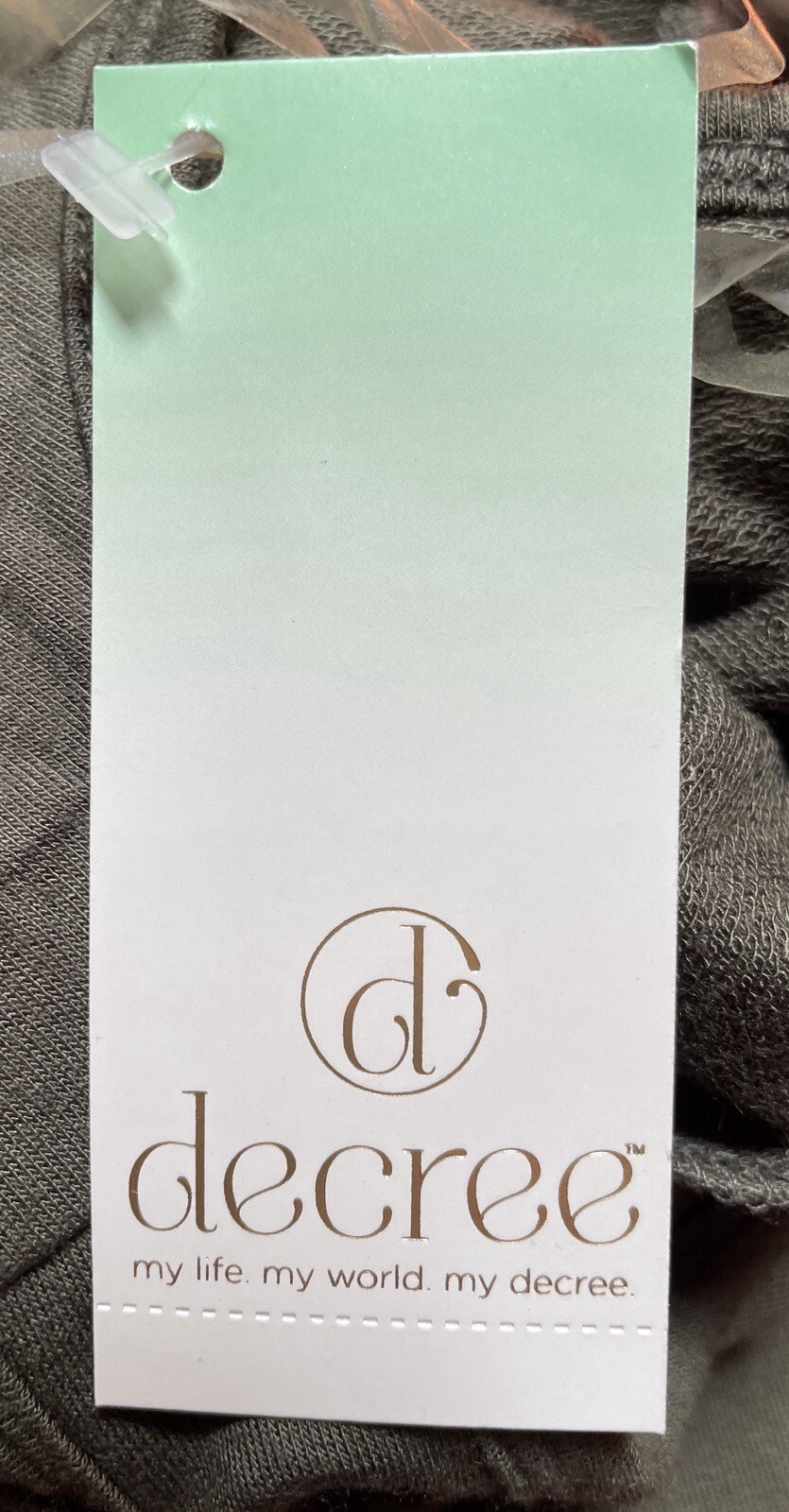 Decree NWT Dark Evergreen BABYDOLL Swing DRESS Size Small