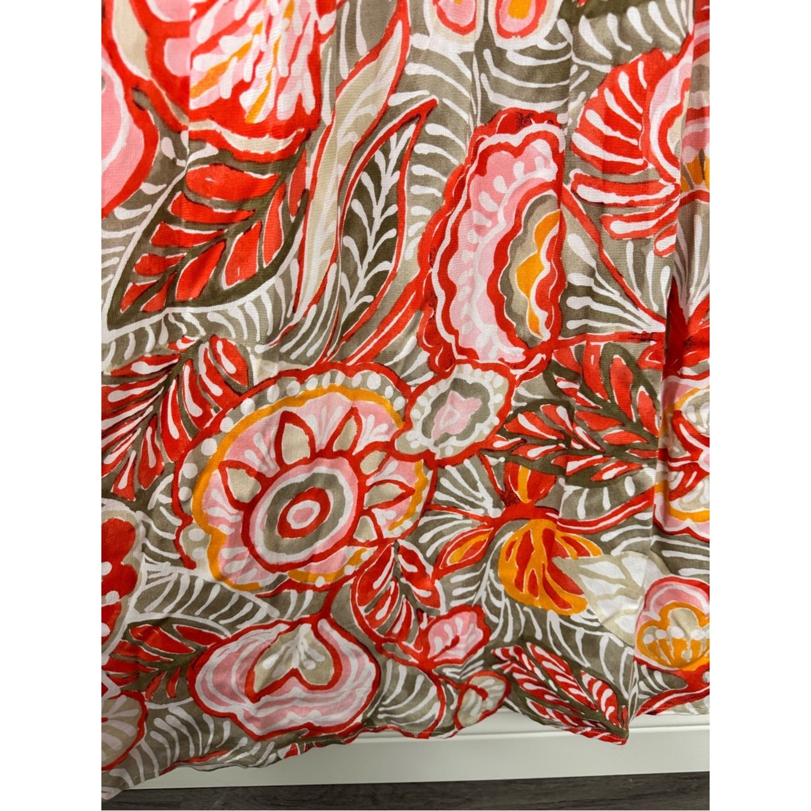 NWT Ann Taylor LOFT Floral Print Maxi Dress Size 4 Tropical Boho Summer Dress