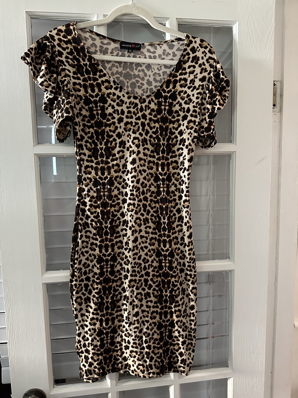 Absolutely Love It Women’s M Bodycon Animal Print Dress