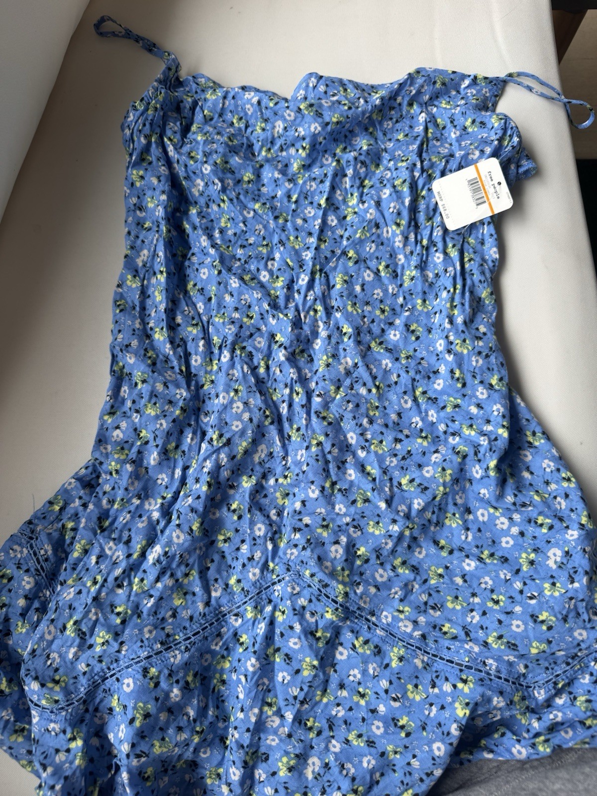 Free People X REVOLVE Forever Fields Mini Dress in Blue Combo Size Small