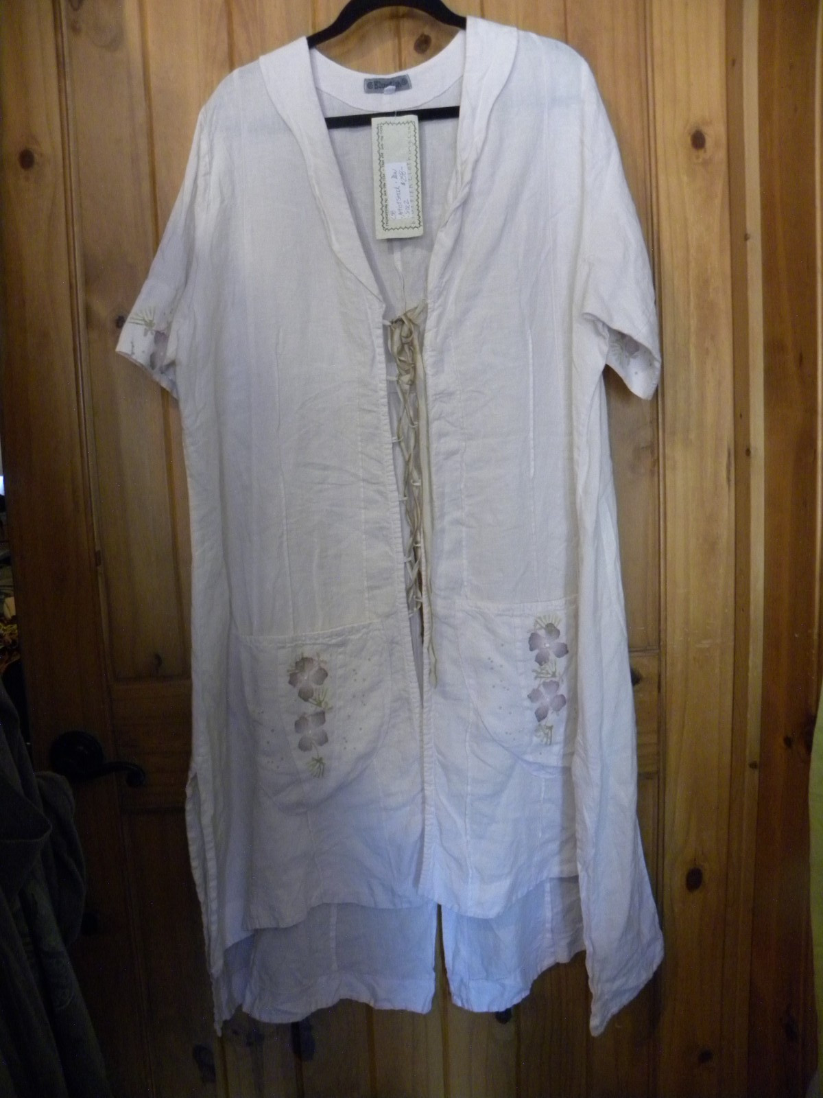 NWT BLUE FISH BLUSH COLOR 100% COTTON ARTIST SMOCK SIZE 2
