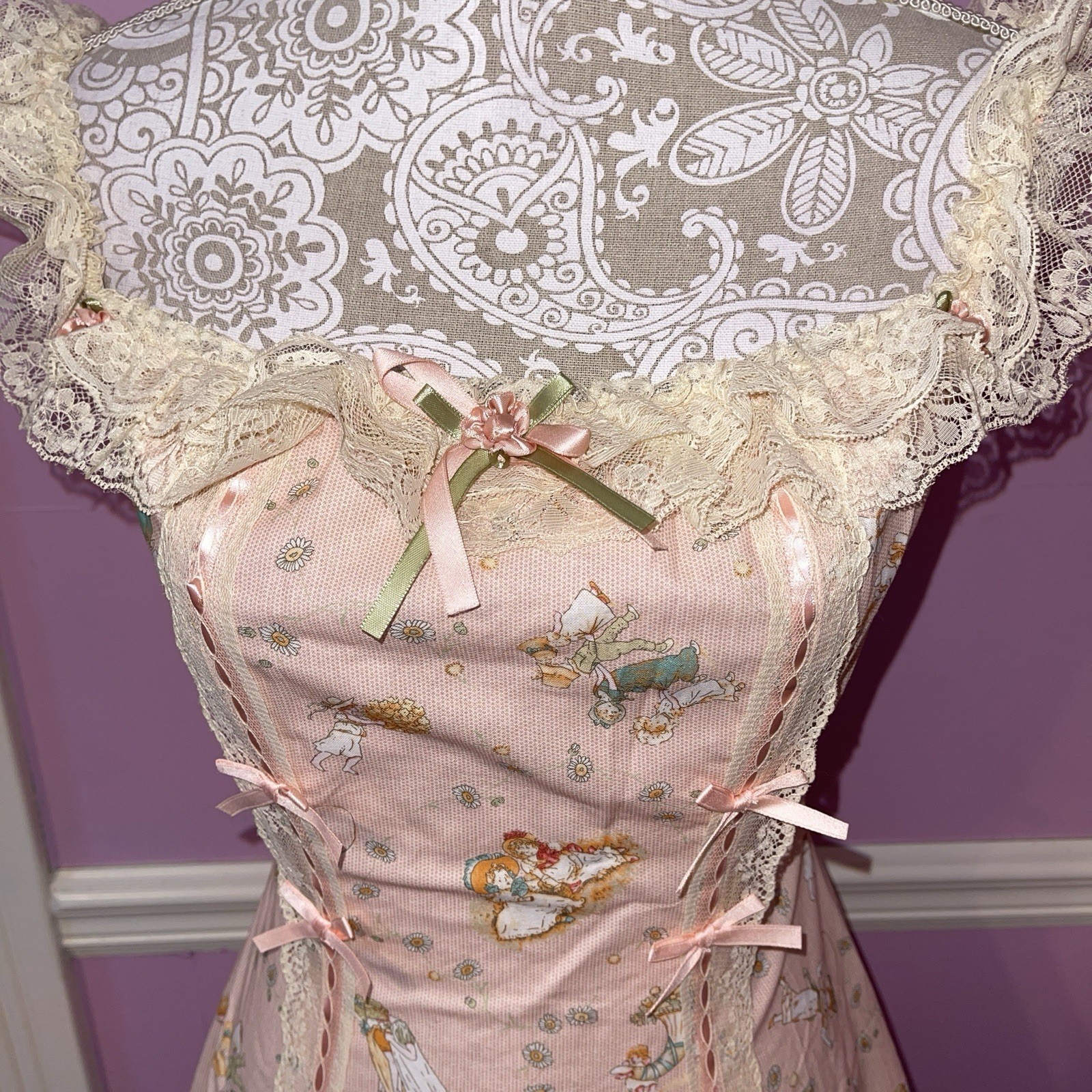 Lacemade daisy kite dress fairycore cottage kawaii fairy floral Lolita