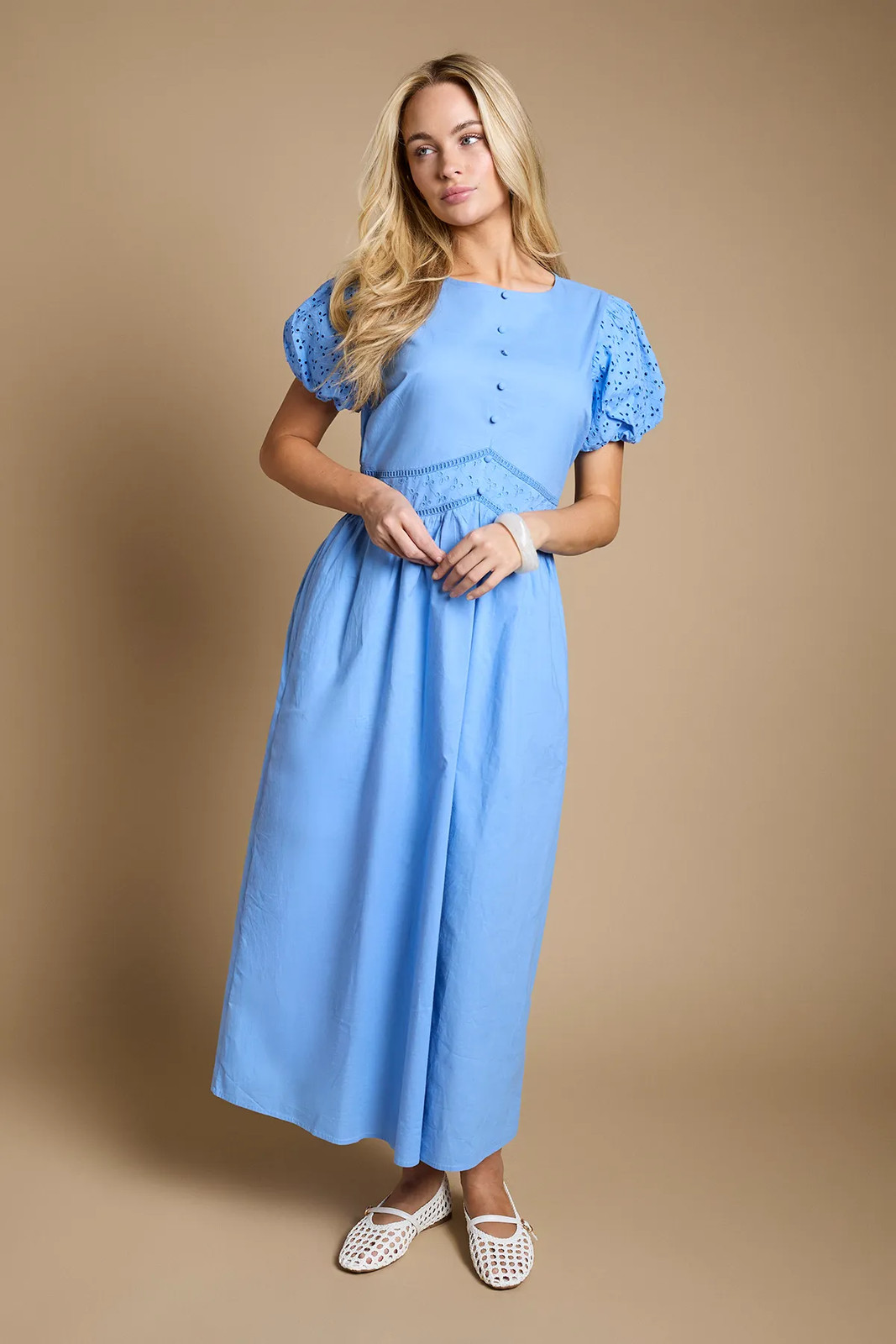 Dorothy Perkins Blue Midi Dress Womens Occasion Dresses
