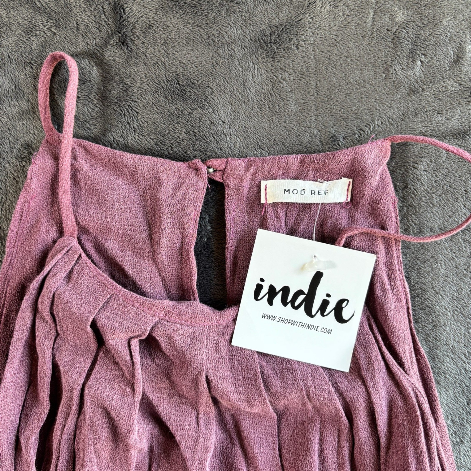 Womens Purple Halter Neck Sleeveless Mini Dress with Pockets Large DR1384