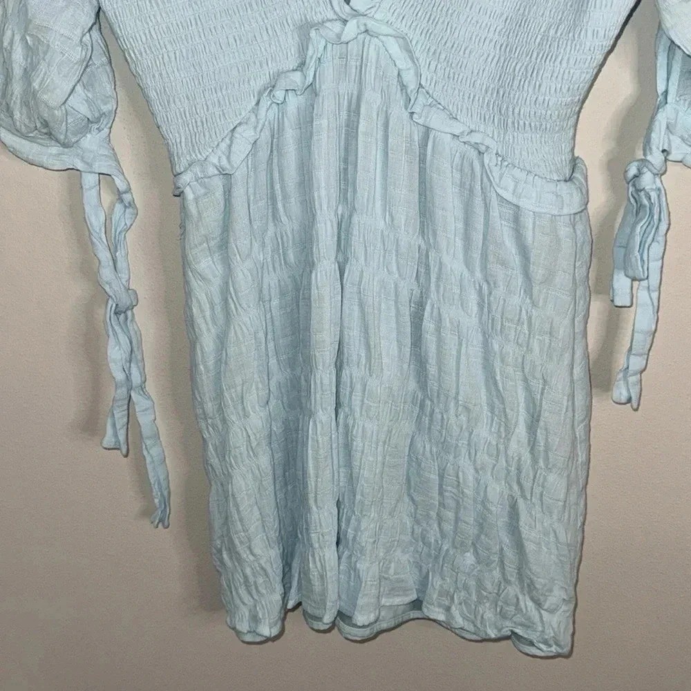 Lovers + Friends Finnegan Dress Light Blue Size XS Coquette Feminine