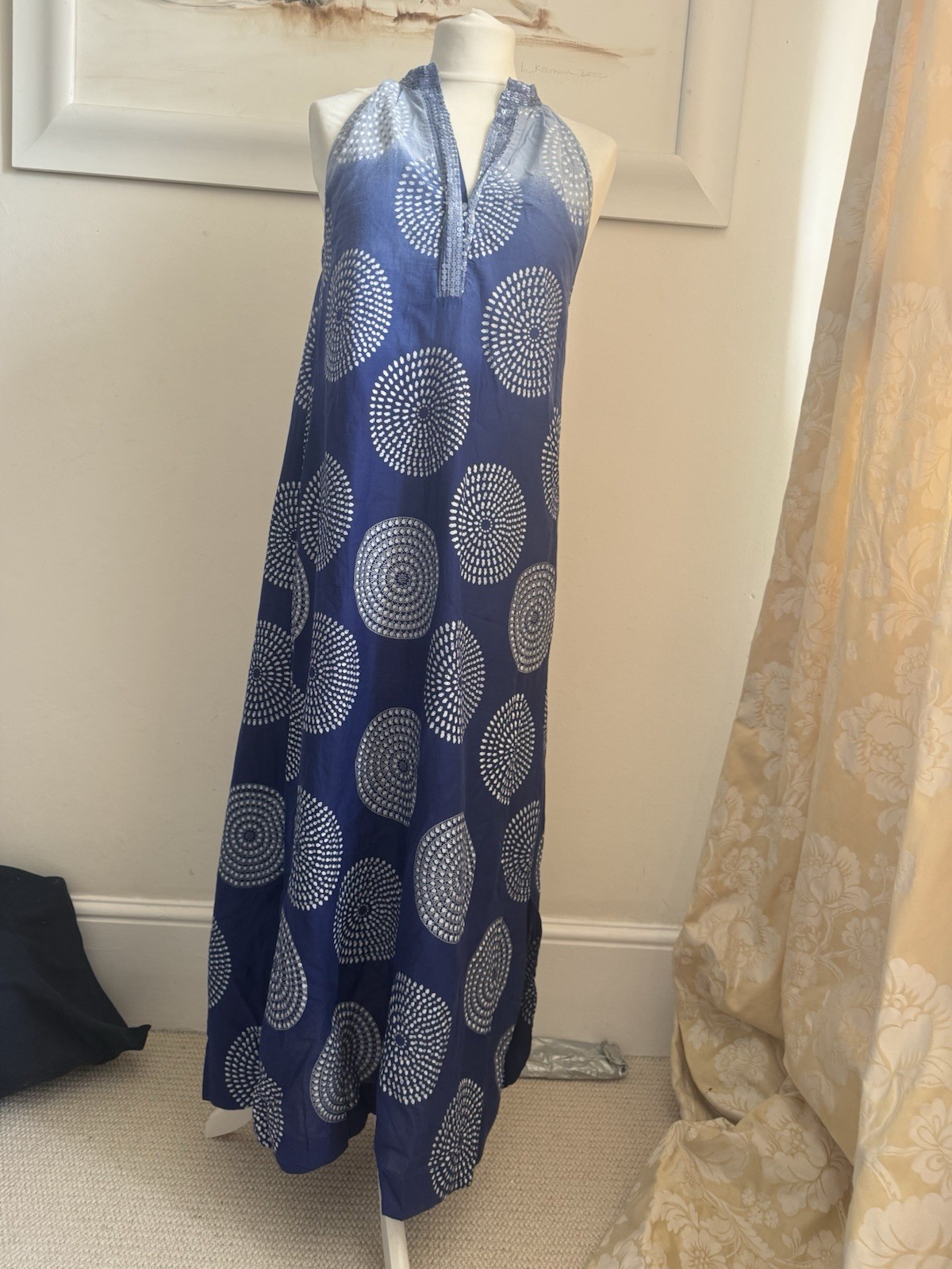 One Season Australia. Blue Cotton Dress. Small