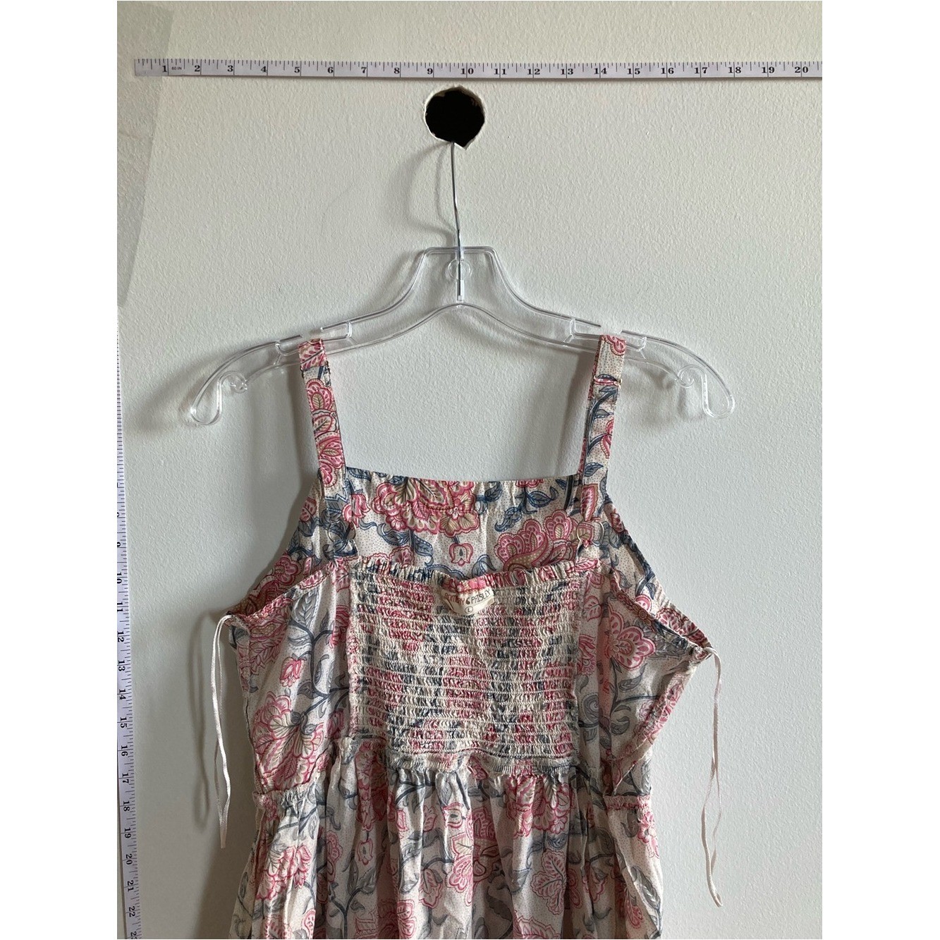 Bombay paisley Artisanal Painterly Floral Maxi Adjustable Strap Tiered Dress