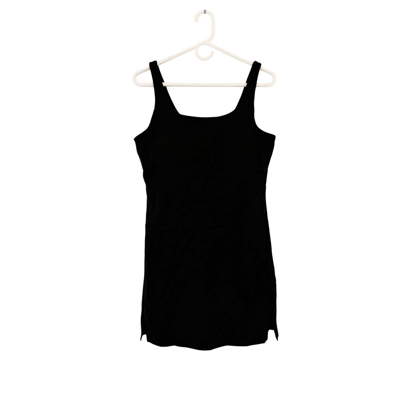 Sexyasasii Black Athletic Exercise Dress with Built-in Shorts Size L