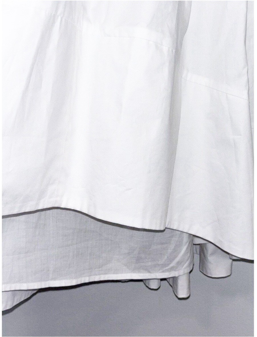 Alemais Selene White Organic Cotton Midi Dress Size 2 -AU 6
