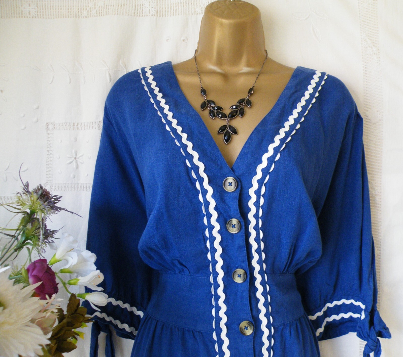 👗****MONSOON PRE OWNED “LITA BLUE” DRESS SIZE XXL***👗