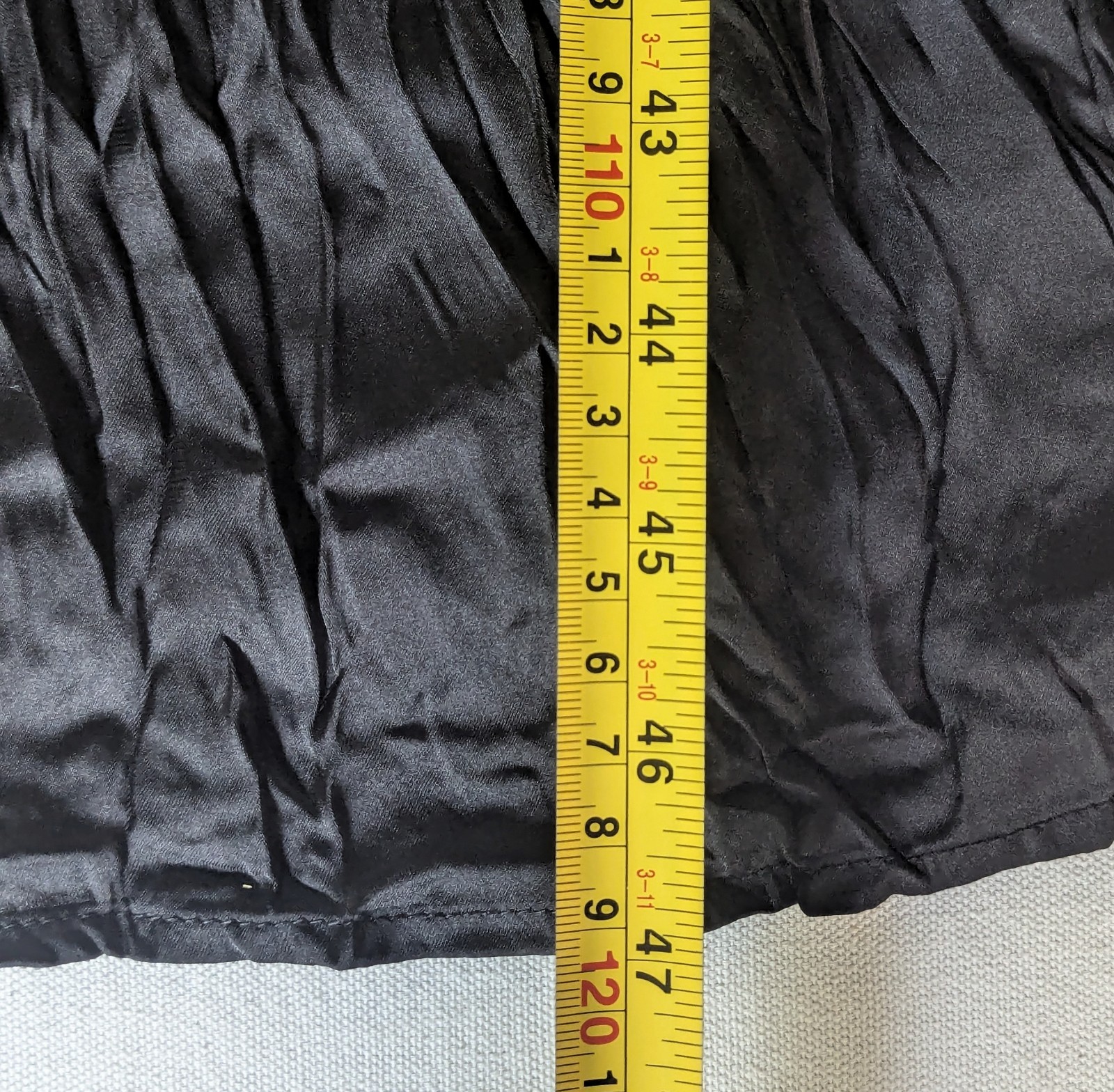 Black Plisse Pleated Tunic Dress Plus Size 3XL sleeveless V-Neck Crinkle Texture
