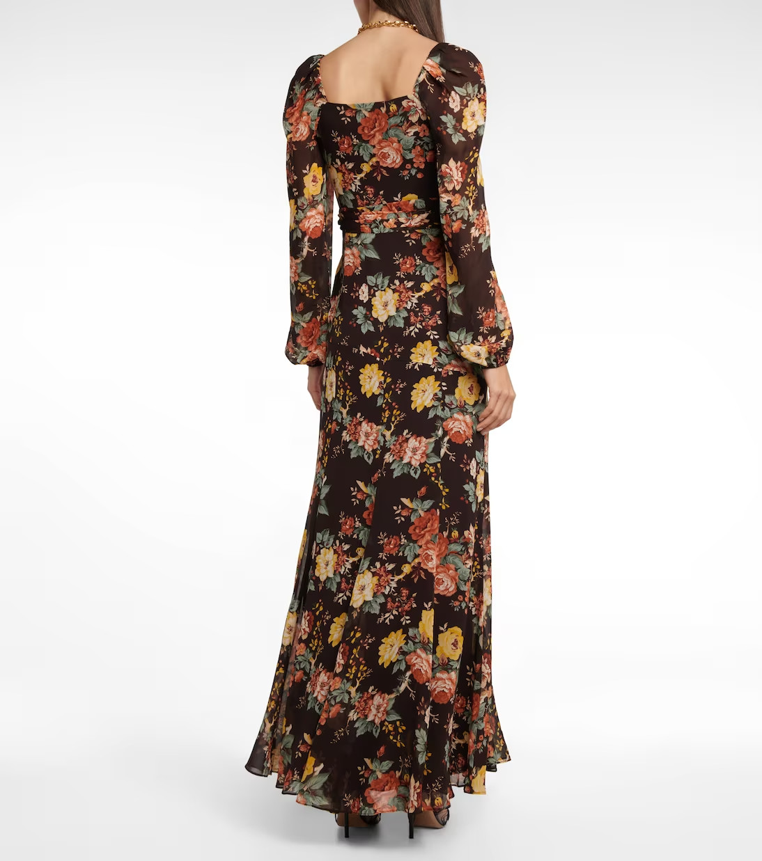NEW Veronica Beard Isra Multi-Print Silk Maxi Dress in multi- size 8 #D7539