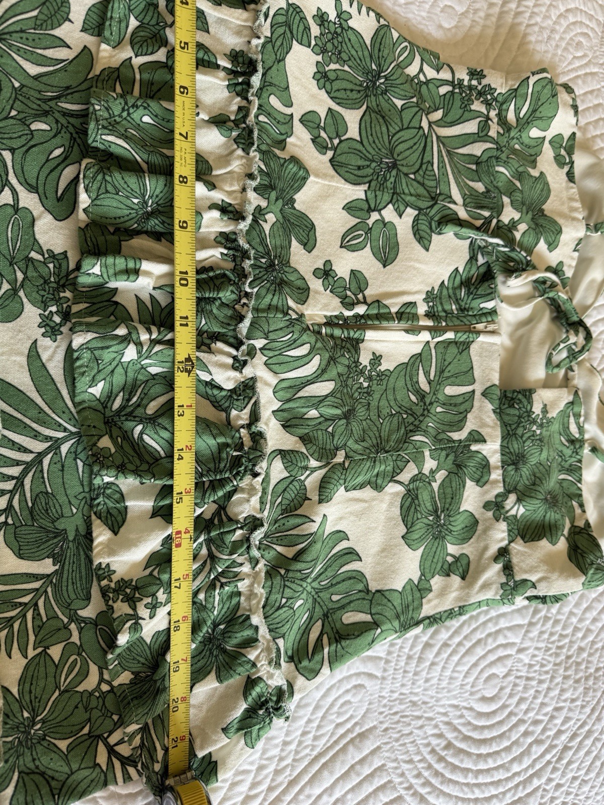Lush Tropical City Studio Dress XL/8 Plants