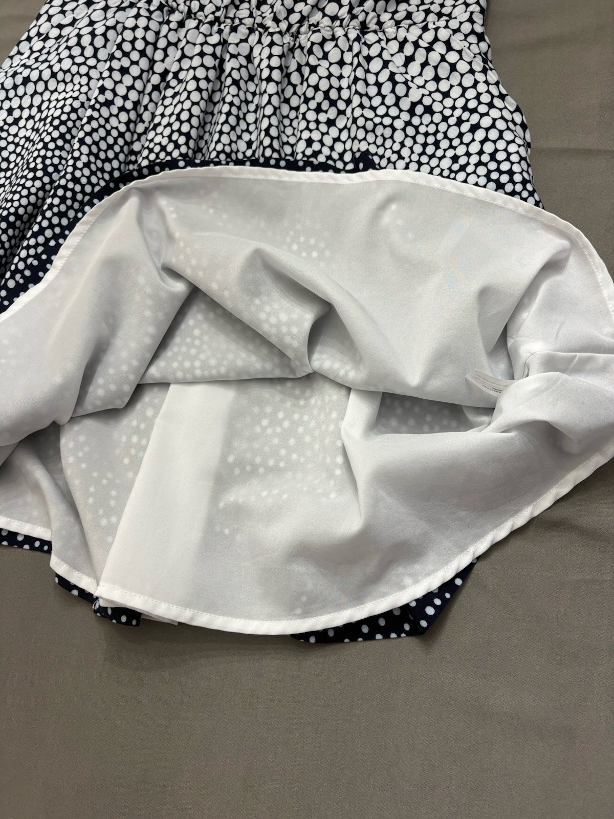 Gap Designed & Crafted Felicia Polka Dot Navy White Dress (450981) Women’s Small