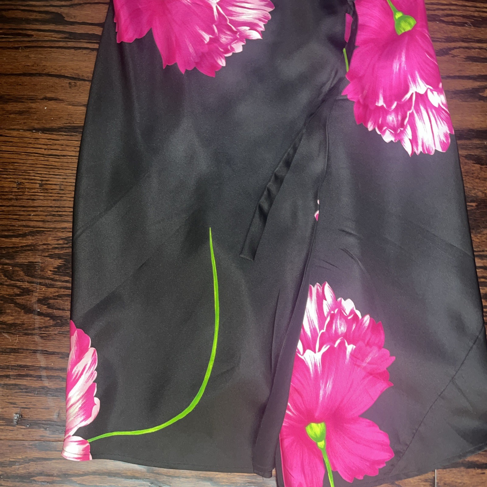 Finity Studio Silk 100%Wrap Dress Sz 4