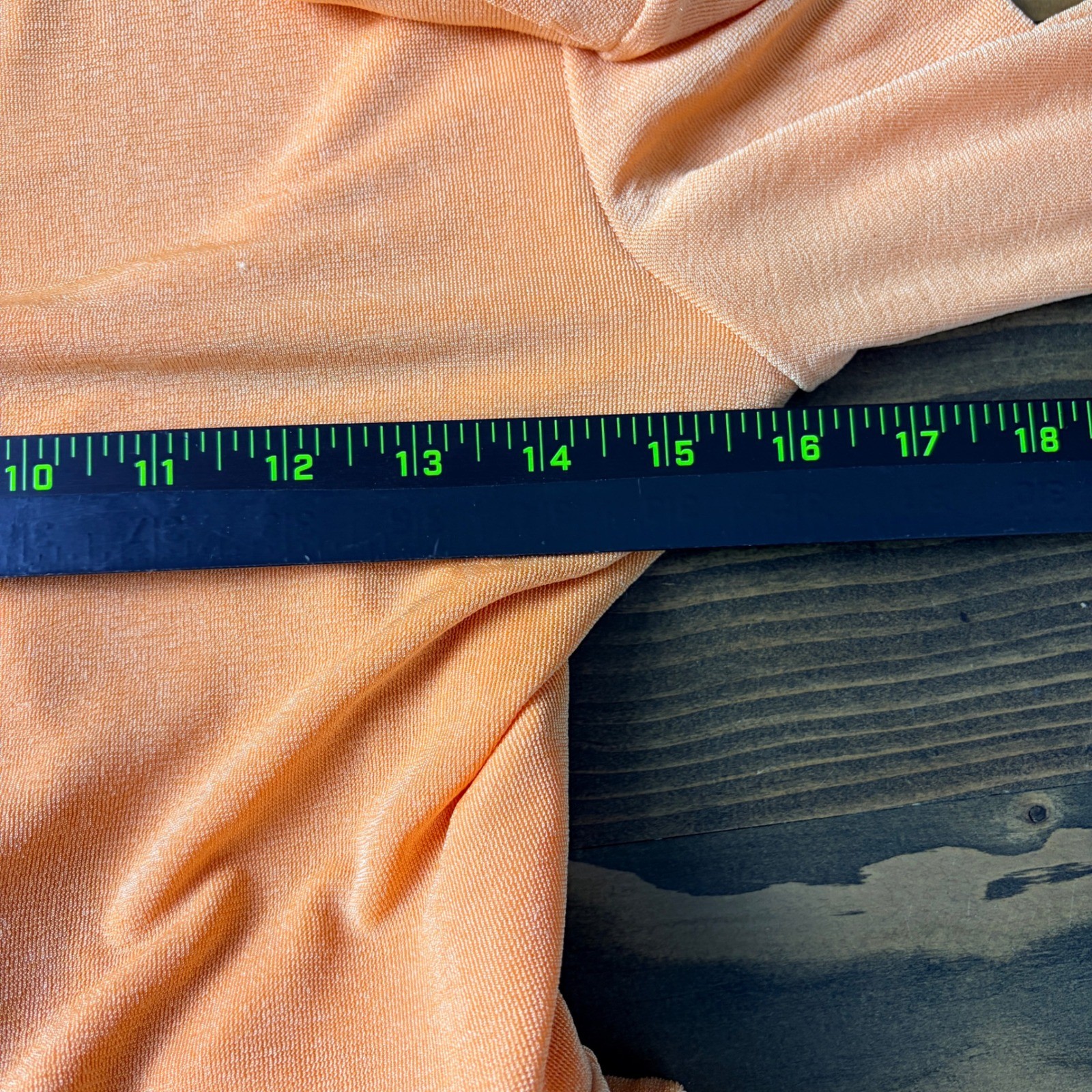 Significant Other Dakota Maxi Dress Womens 6 Apricot Orange Long Sleeve Ruched