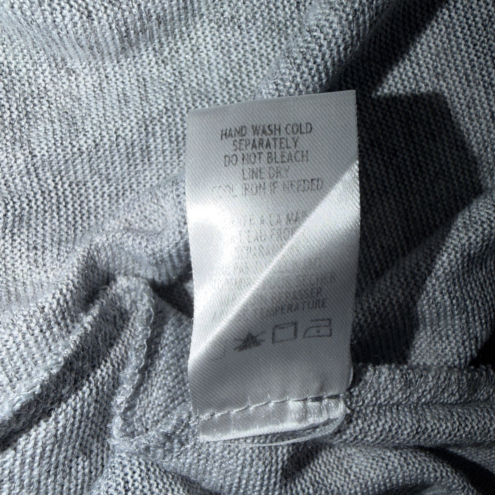 Coldwater Creek Leaf Print Gray A-Line Casual Dress Size 2X Pockets 3/4 Sleeves
