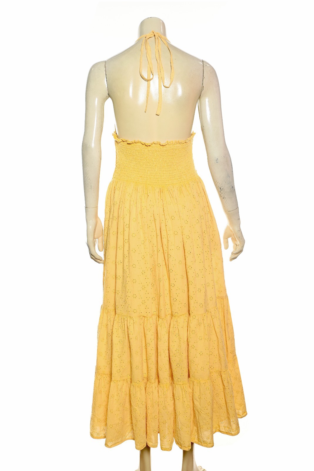 Free People Pintuck Paradise Maxi Dress XS 2 Women’s Backless Cotton NEW 46296