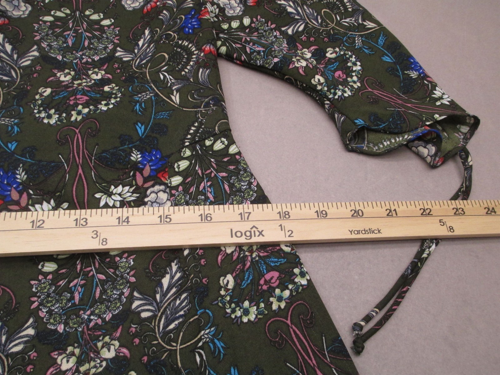 Sfera Size S Womens Multicolor Floral Long Sleeve A Line Beauty Zipper Dress 367