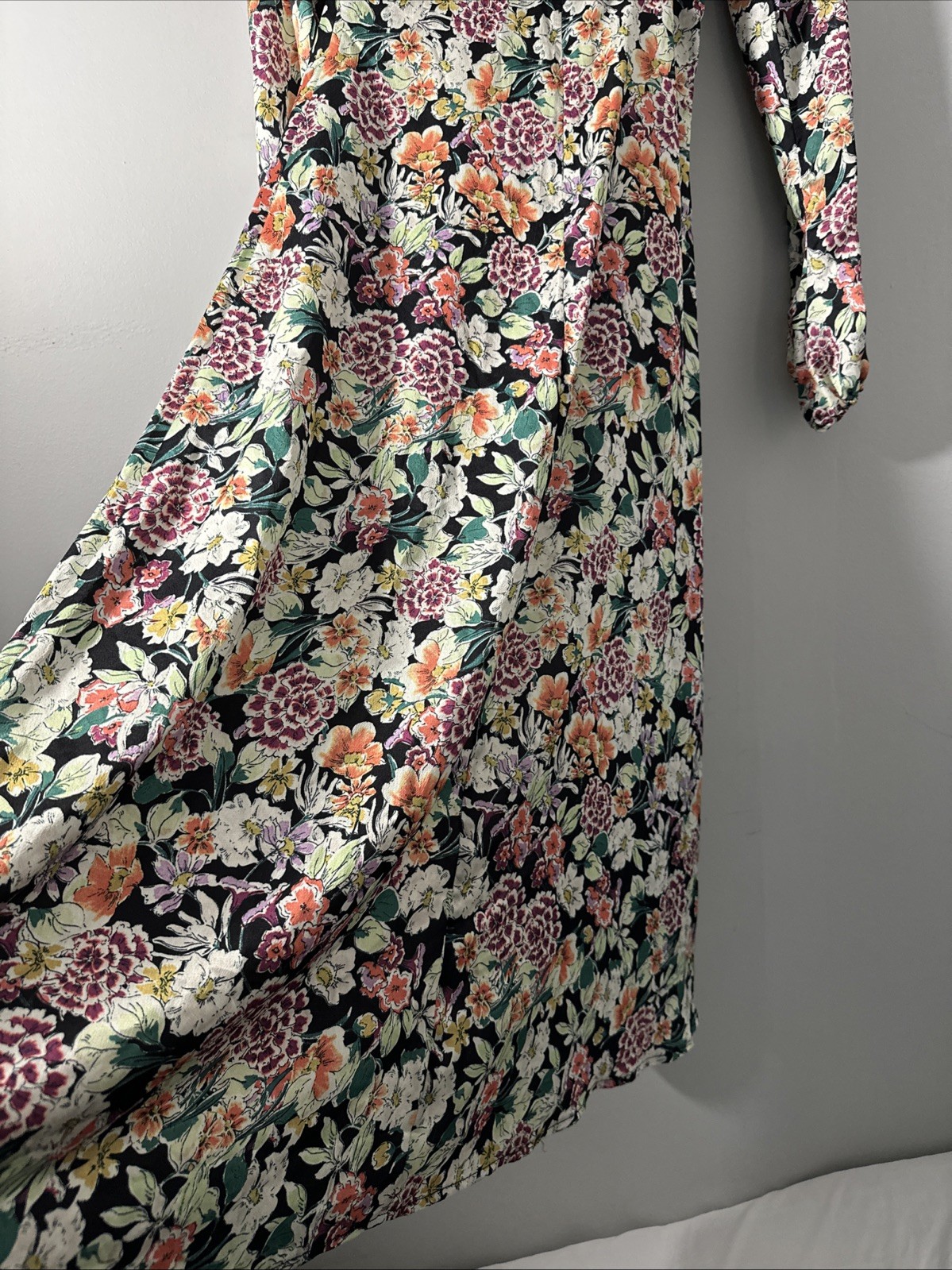missguided midi dress Size 4 Sweetheart Whimsical Peasant y2K
