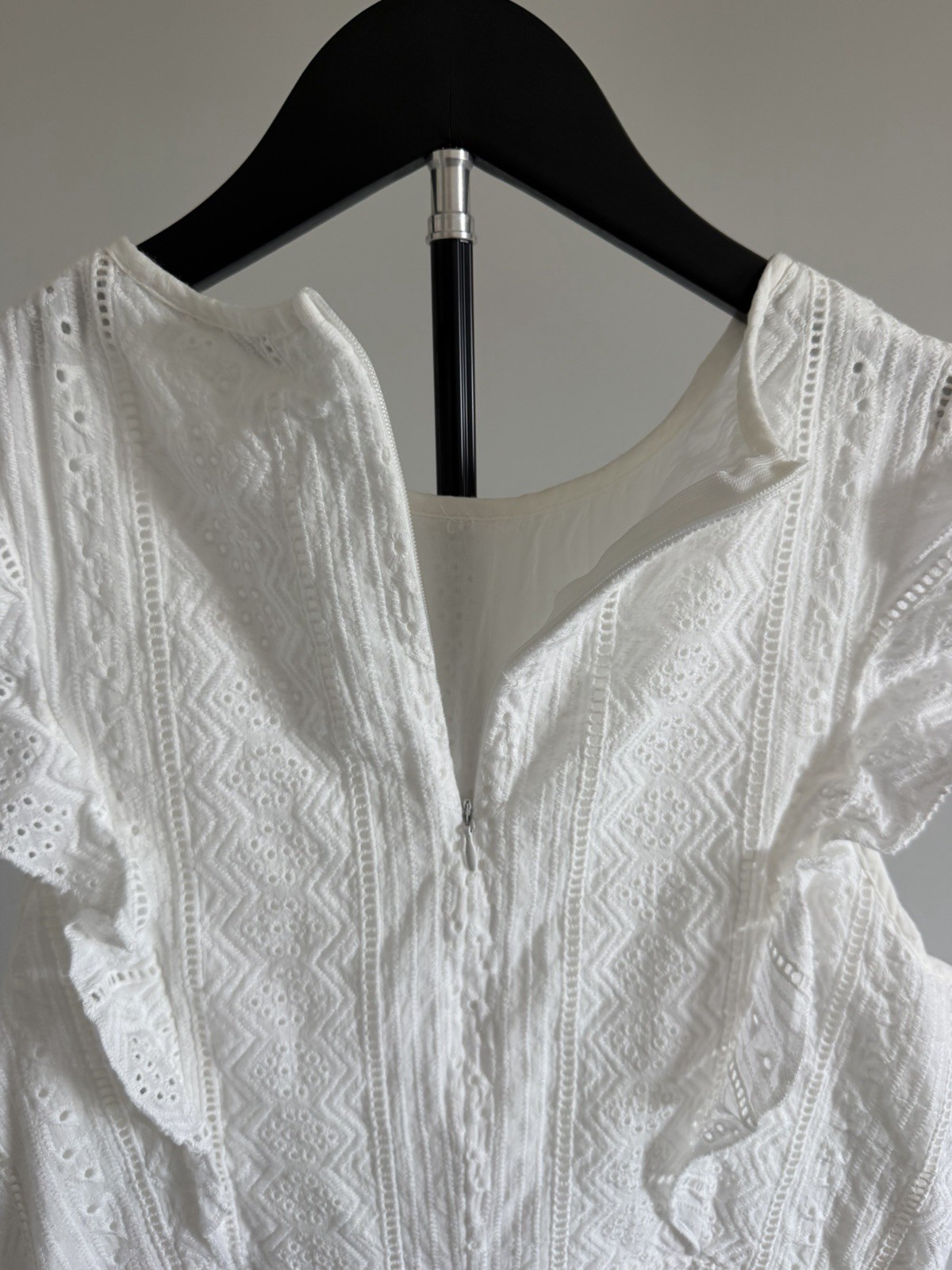 Ecowish White Midi Length Sleeveless Tea Dress Size L
