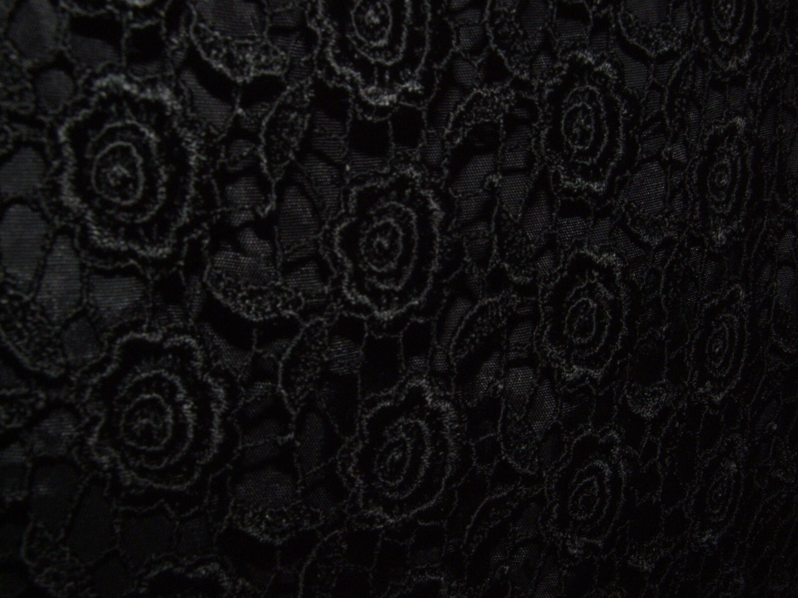 Richards Opera – Vintage Black below-knee, Midi/Skater Dress Womens UK 14 Party