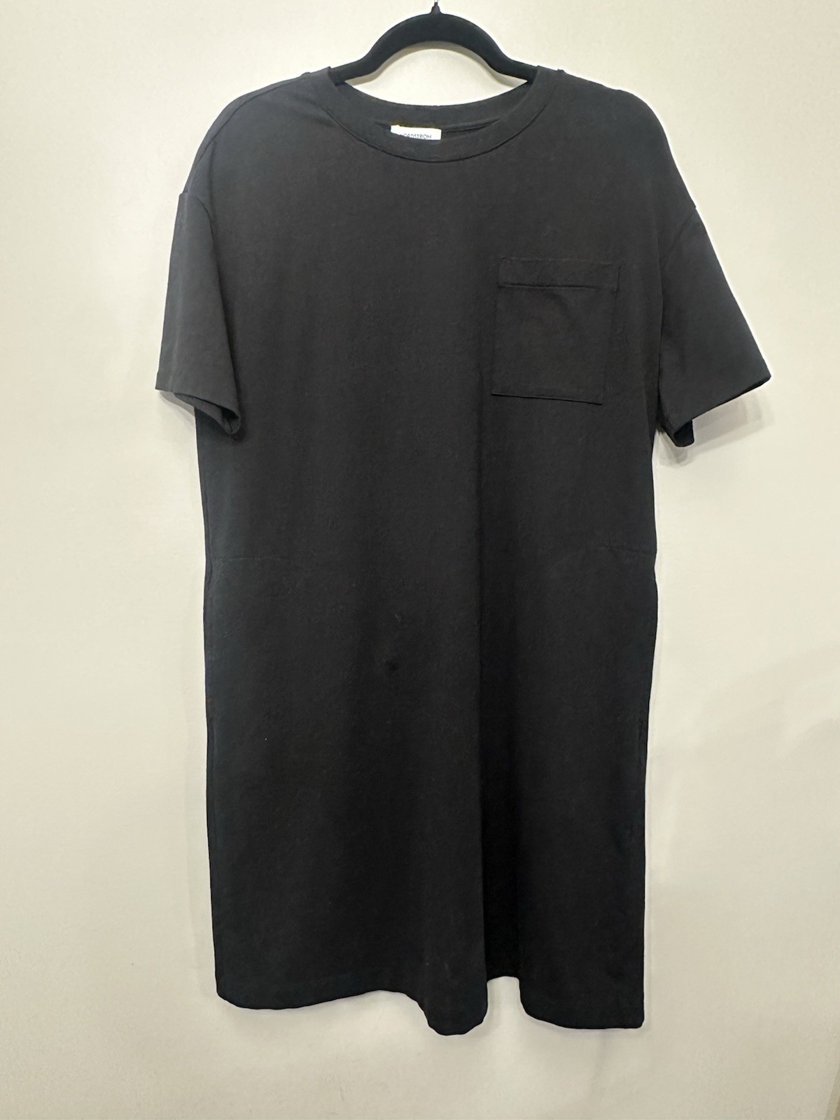 Nordstrom Women’s Black T Shirt Dress Size M