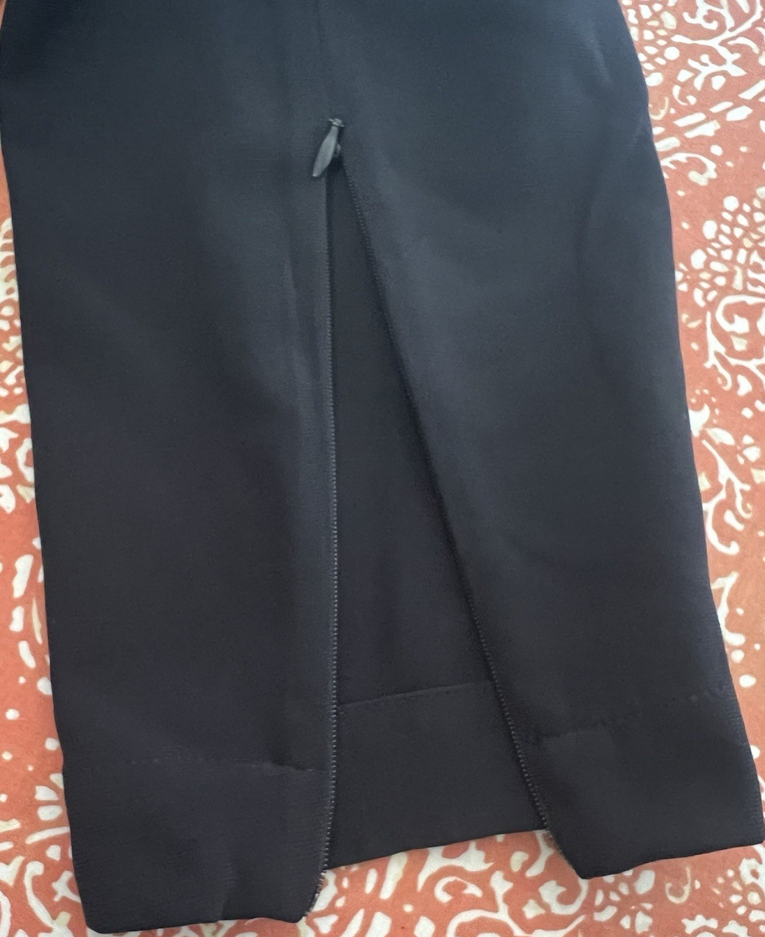 Sergio Hudson Midi Dress 1X Black Sh Pads Classic Minimalist Mob Wife Capsule