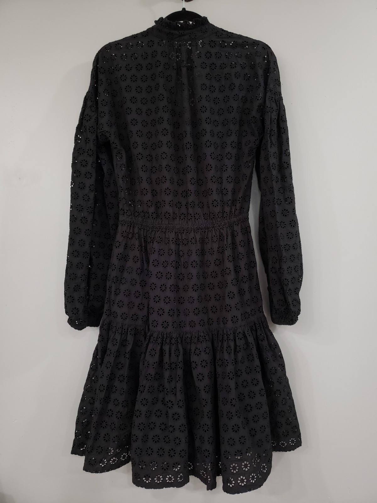 2022 SAMPLE NEVER WORN SIZE SMALL Lauren Ralph Black Eyelet Midi Dress Boho