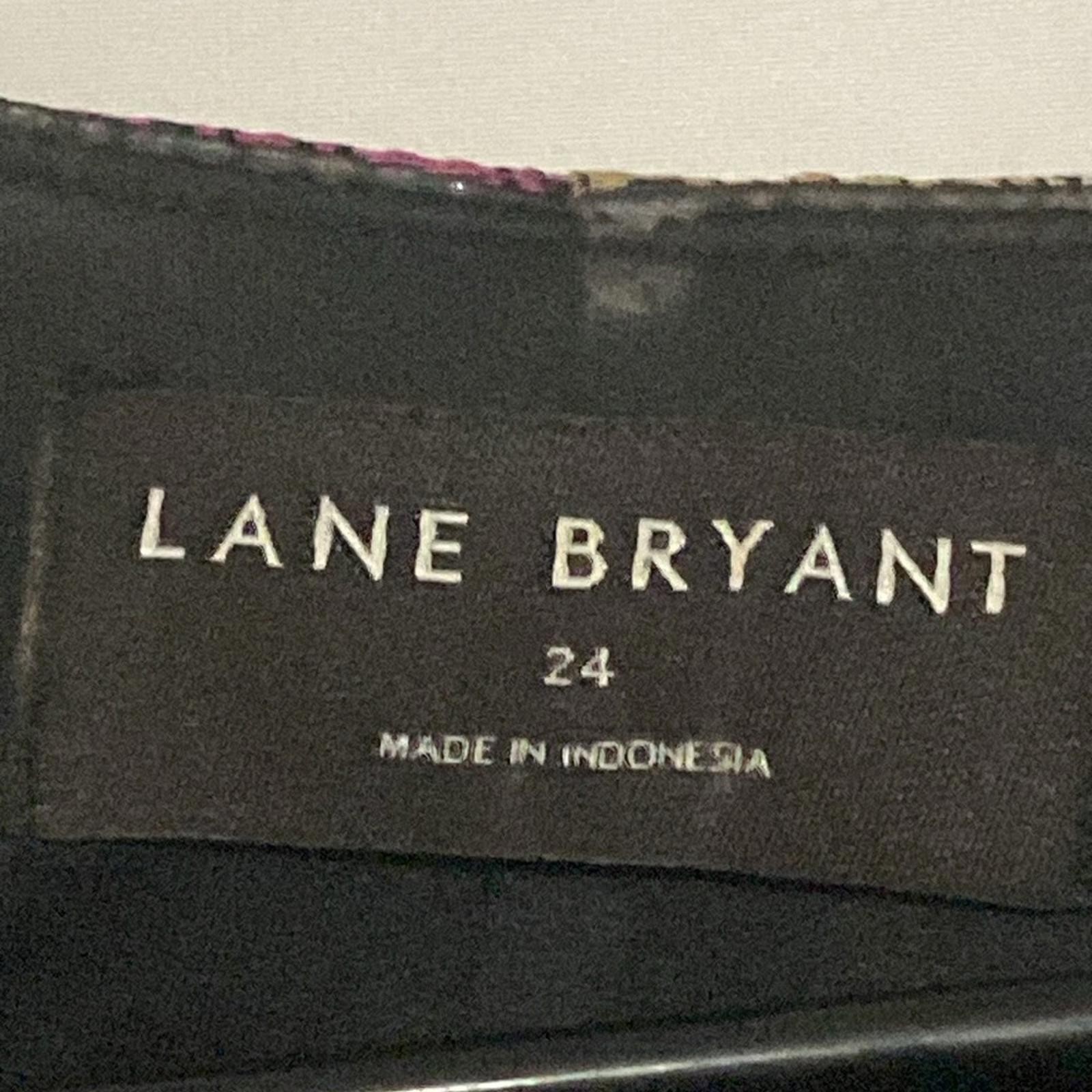 LANE BRYANTSIZE 24 SOFT FLOWY BLACK FLORAL PRINT SHEER LINED DRESS RUFFLED HEM