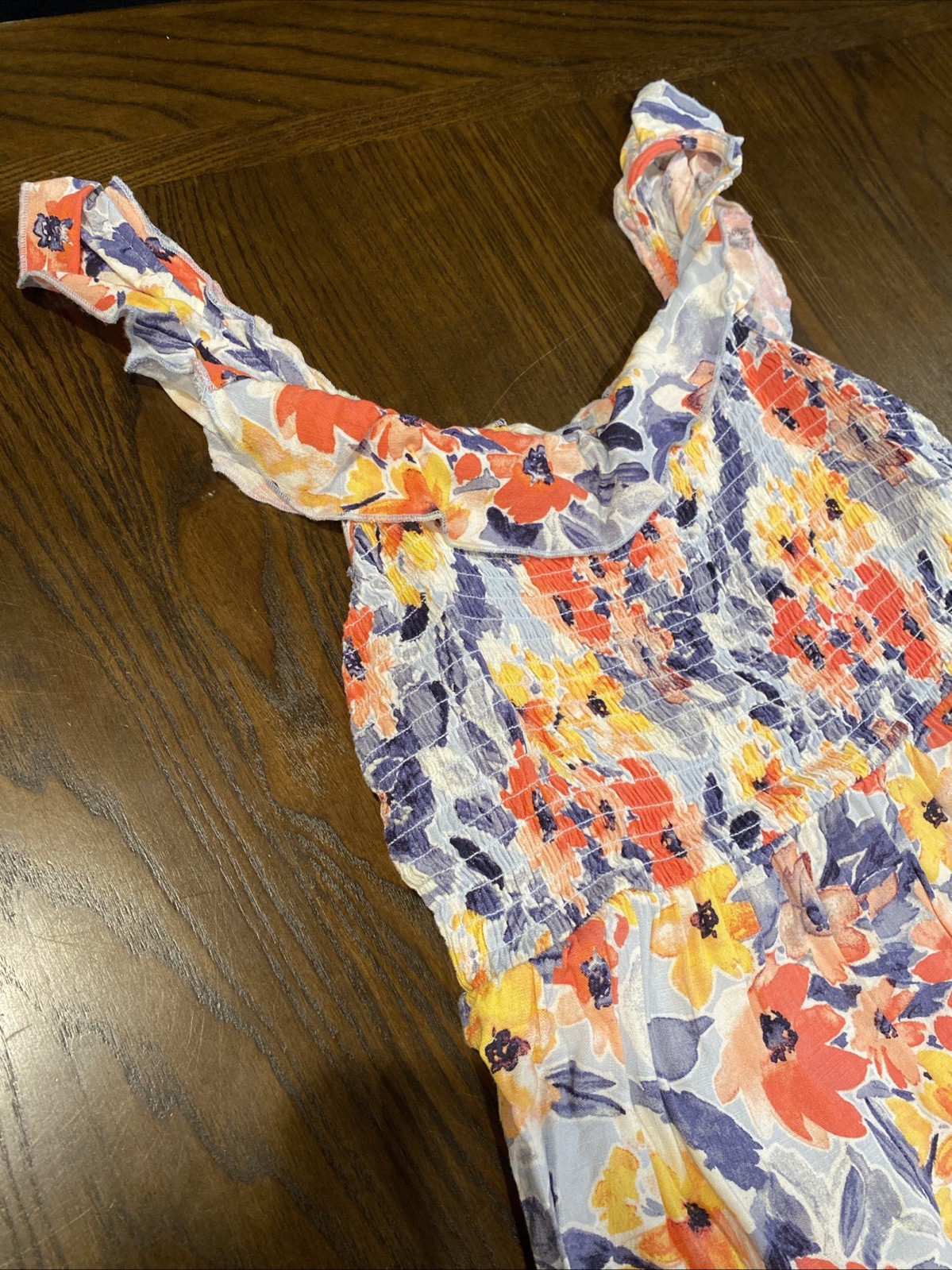 Isabel Maternity Floral Strapped Summer Dress Size: XS