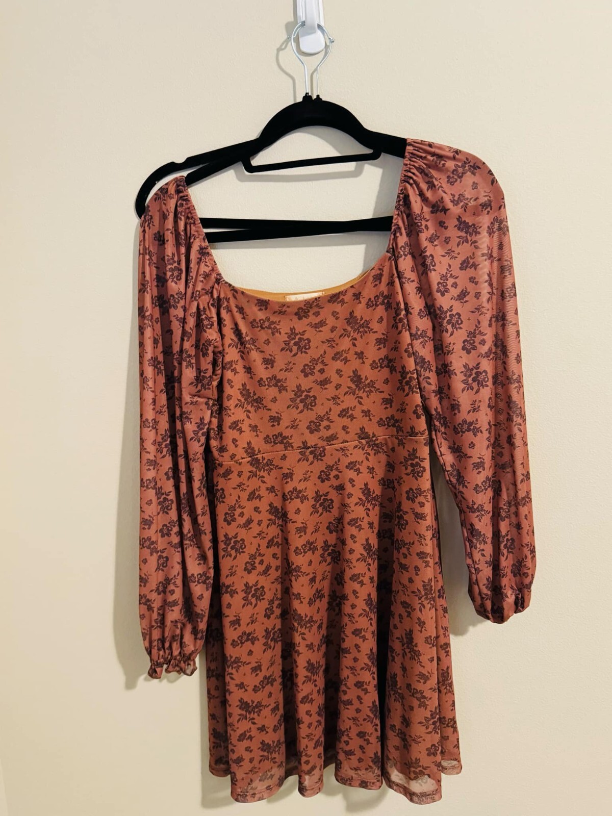 Altar’d State Women’s Brown and Orange Dress S