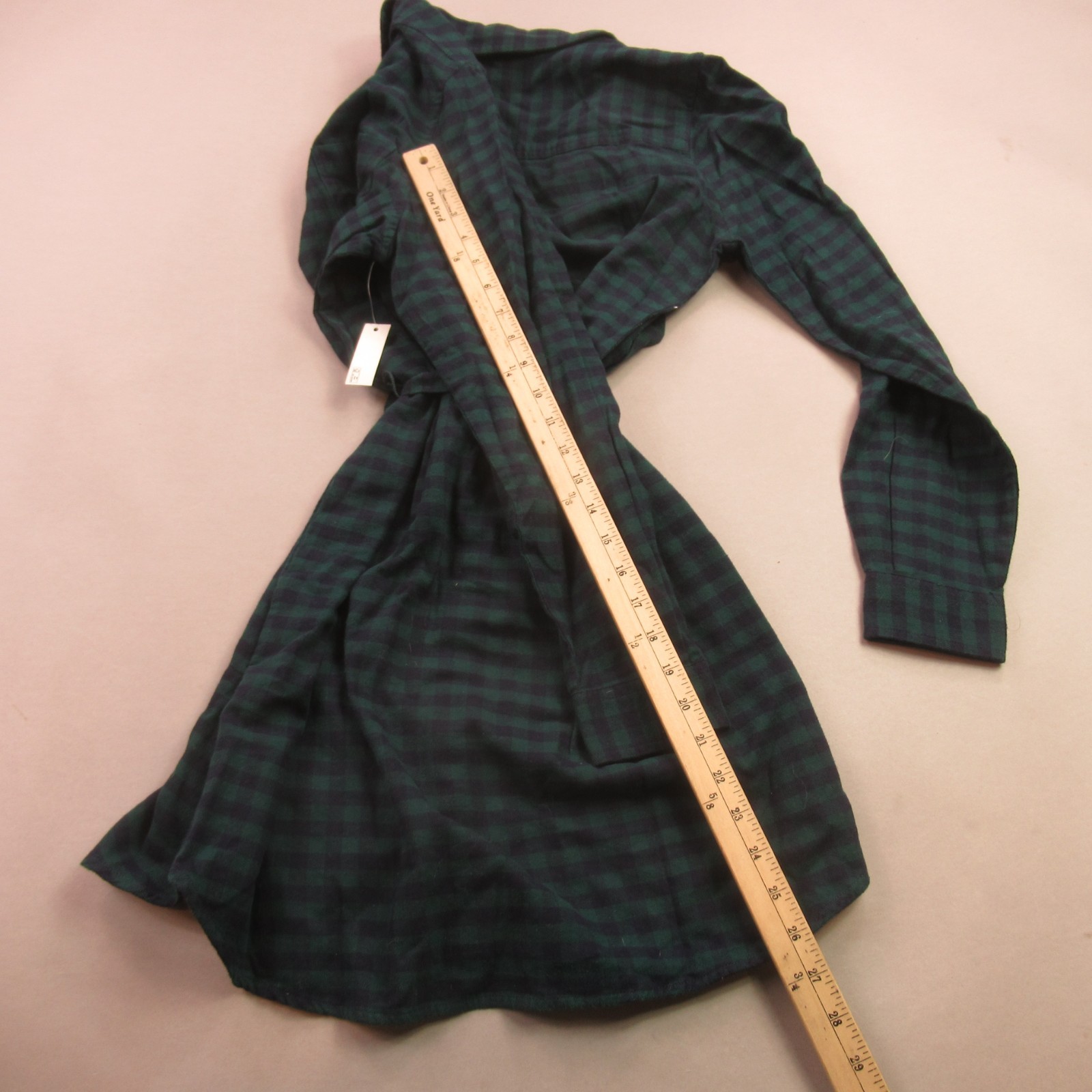 Goodthreads Dress Womens Medium Long Sleeve Button Front Lightweight Casual
