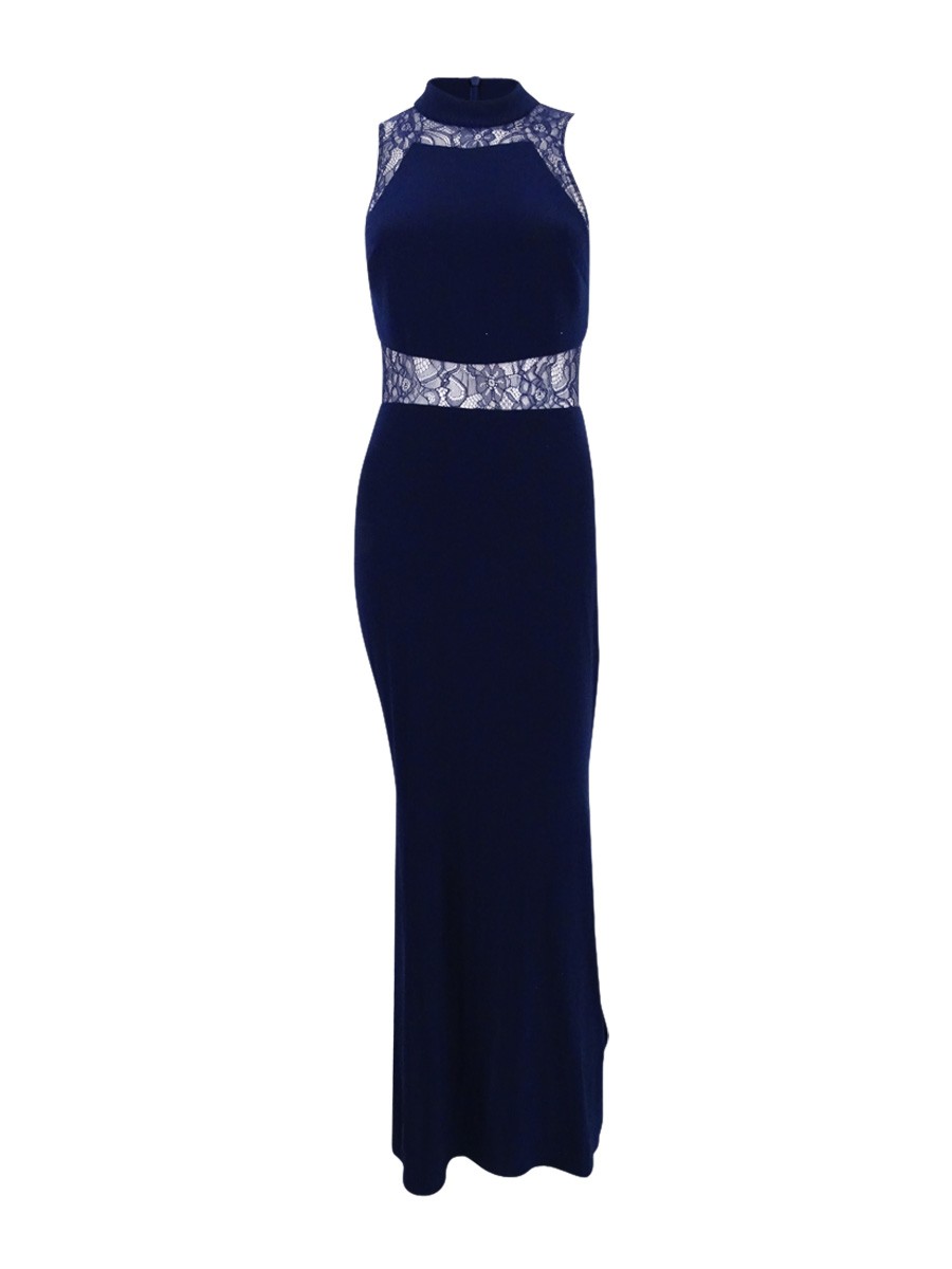 Betsy & Adam Women’s Lace Ball Gown
