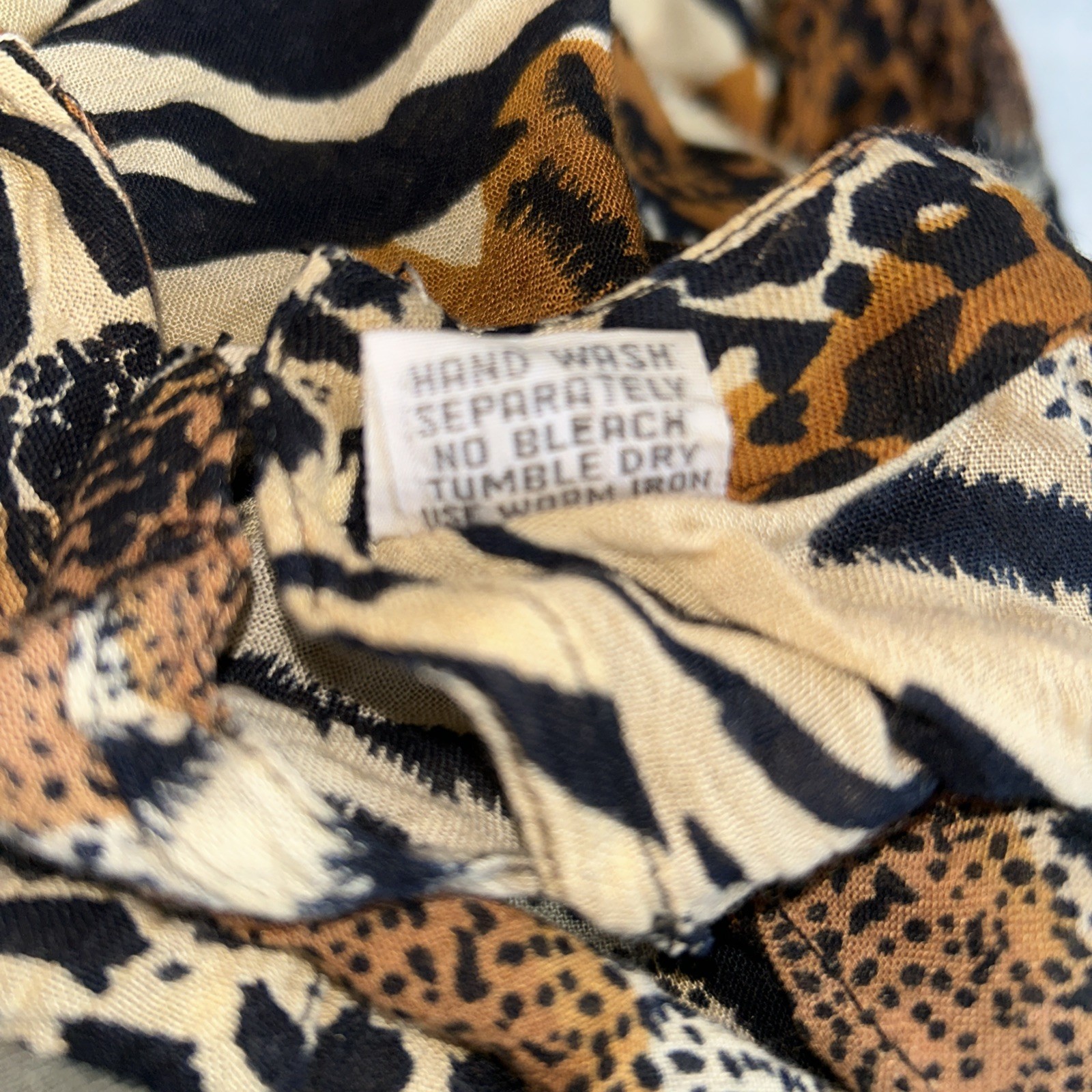 mph dress leopard and tiger print Y2K Size L