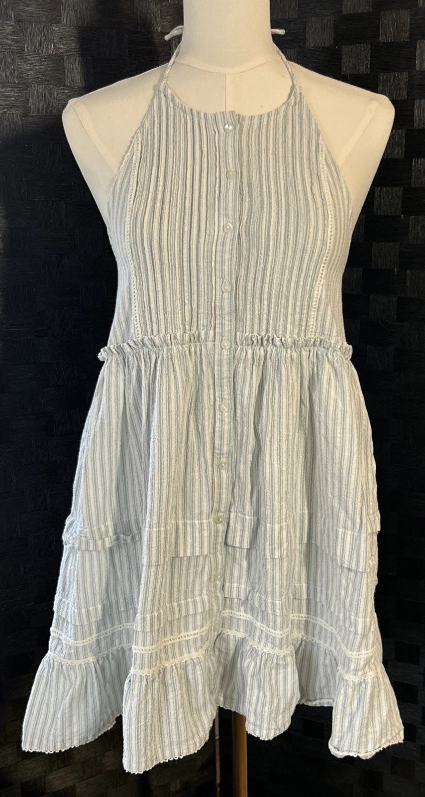 Free People Tiered Babydoll Mini Dress Womens S Cottagecore Fairy Festival