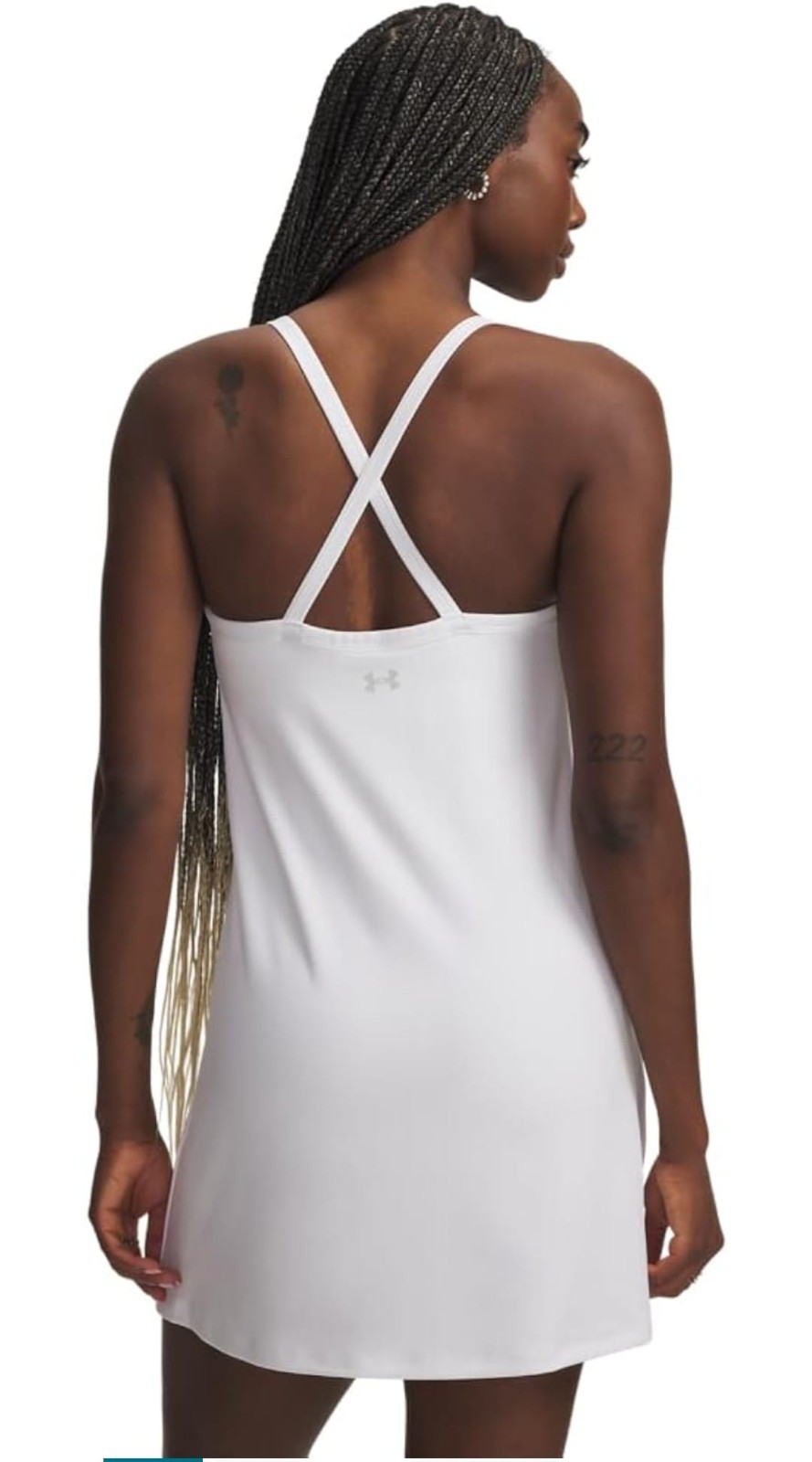 Under Armour Vestido Motion para mujer, negro o blanco size M