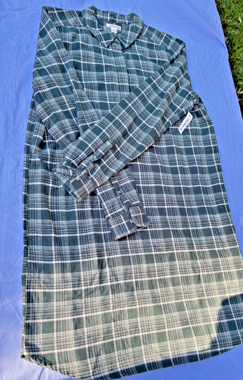 L@@K NWT Goodthreads Women’s Size M Snuggly Button-up Shirt Dress