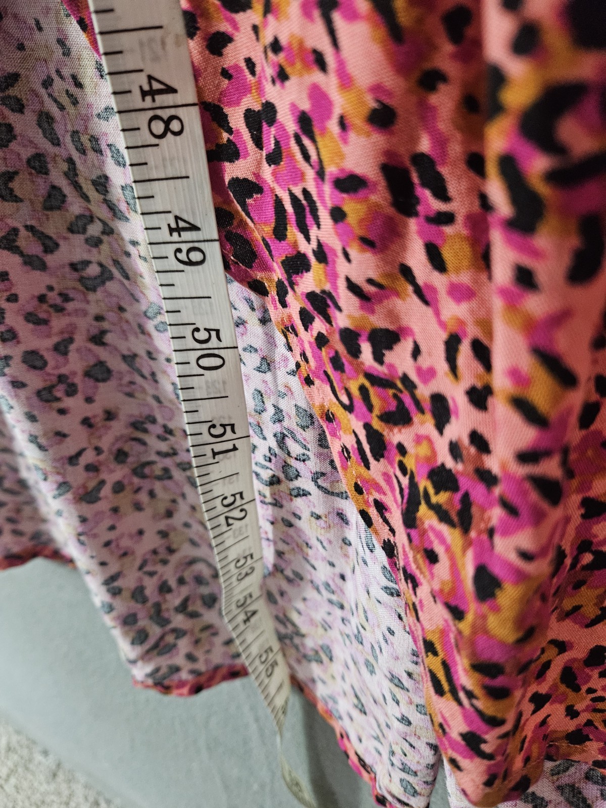 NWT Evereve Allison Joy Womens Medium Maxi Dress Wrap Pink Cheetah Glenna Tank