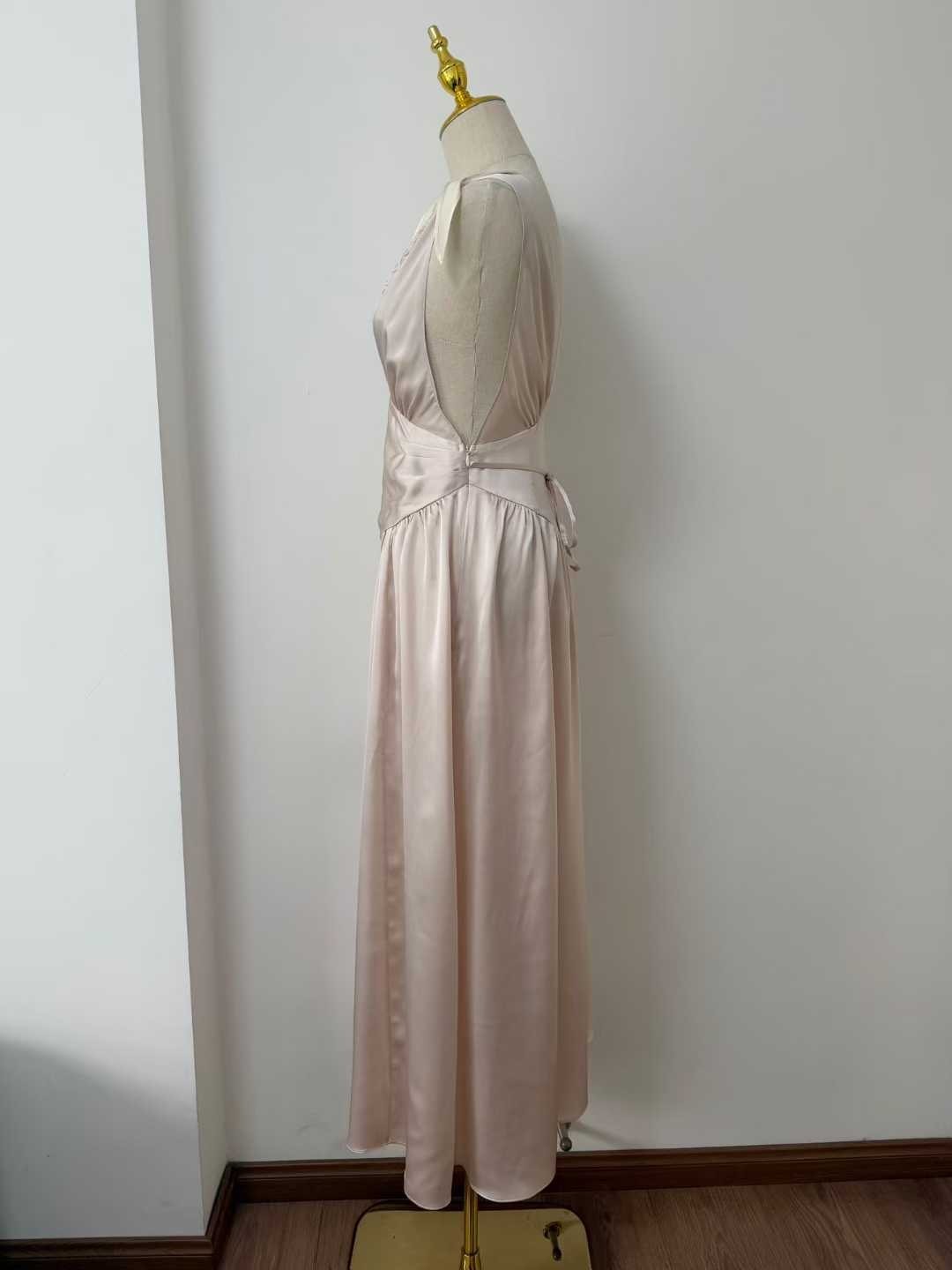 Helsa Silk Celeste Dress