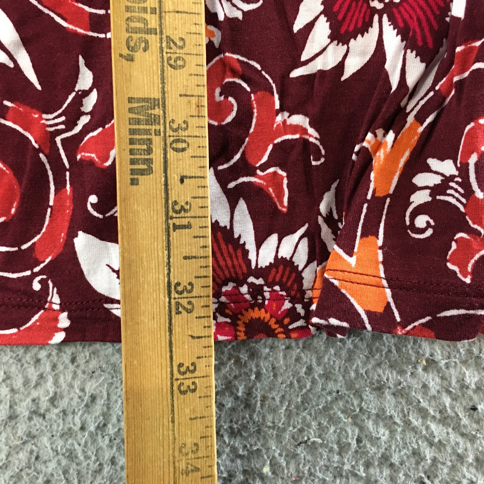 Loft Outlet Mini Dress Womens XSP Sleeveless V-Neck Floral Print Casual Burgundy
