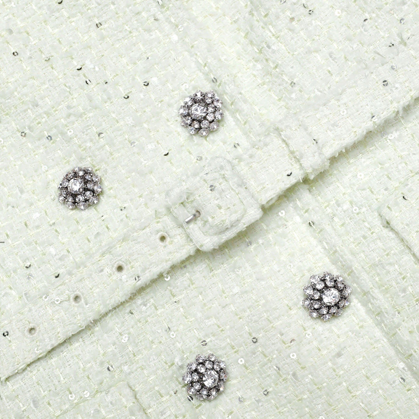 Self Portrait MIDI DRESS LIME BOUCLE $735 US 0 UK 4