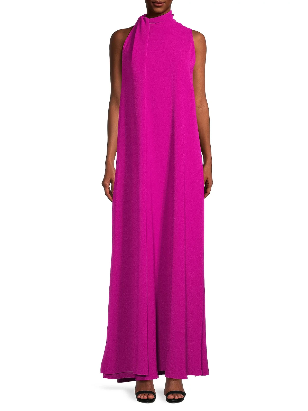 Black Halo Women’s Fuschia Henna Sleeveless Gown Dress Size Small $231.25