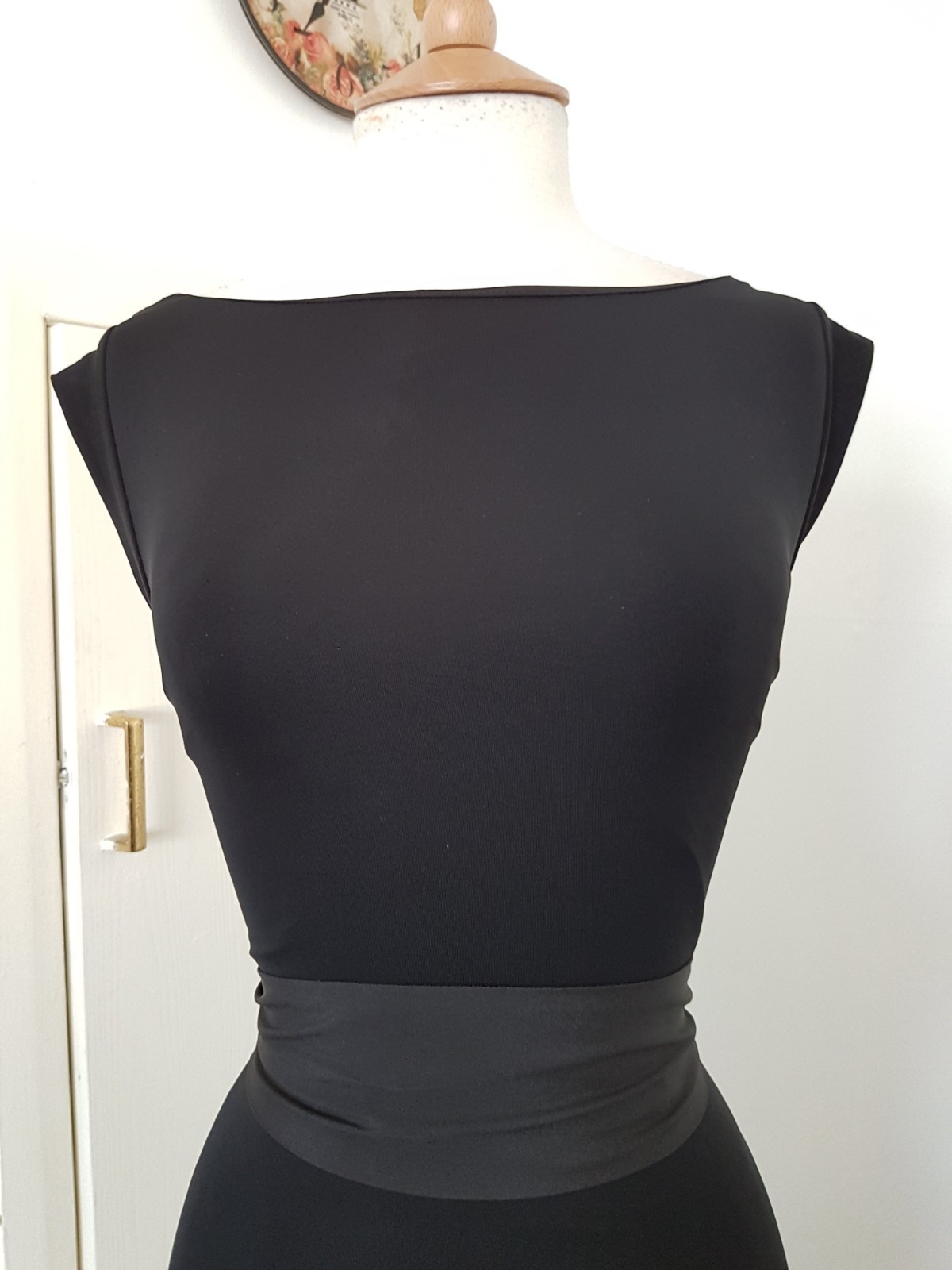 COAST dress size 12 black cowl maxi long evenin grecian Prom party wedding Guest