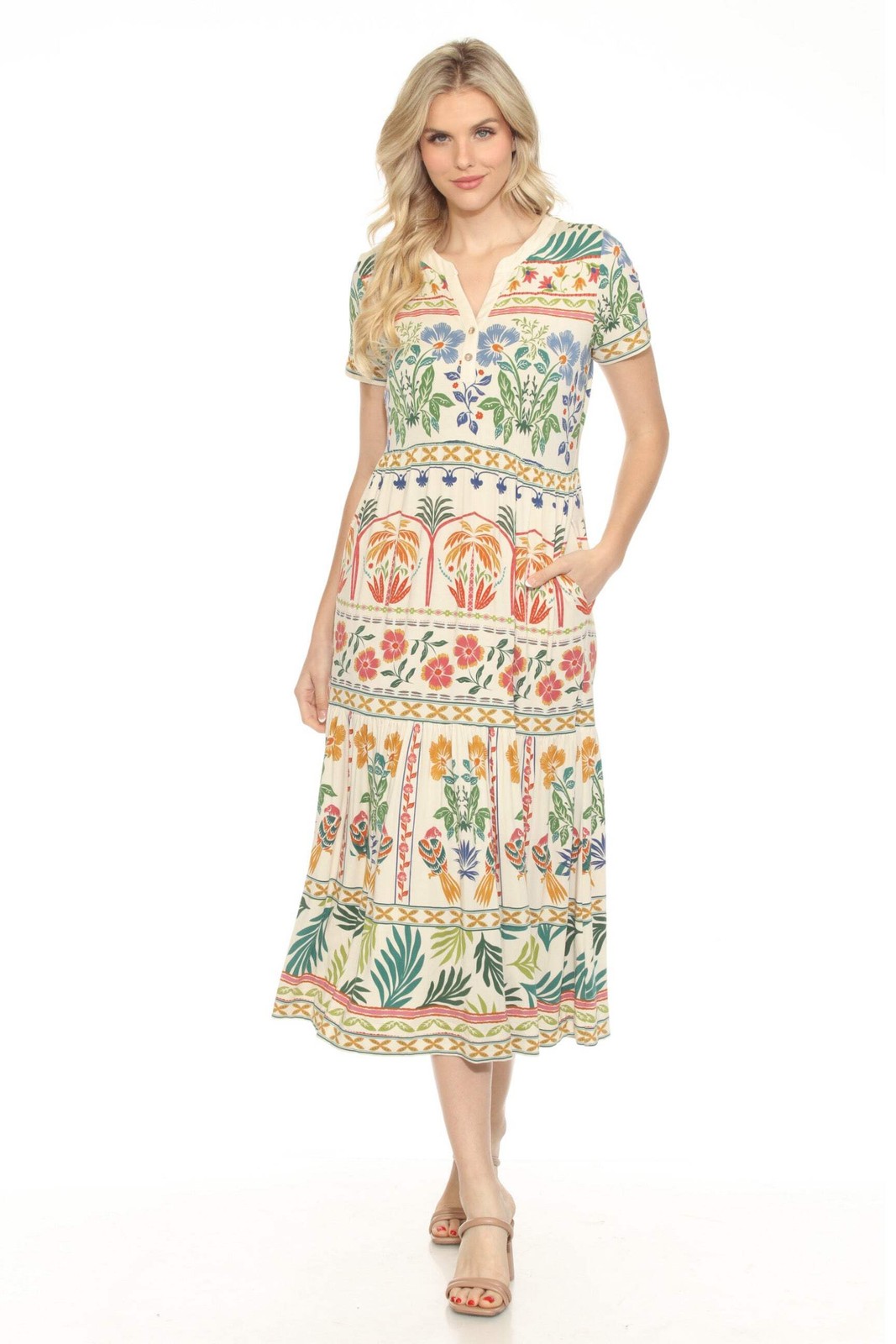 Johnny Was The Janie Favorite Midi Dress T38325-3
