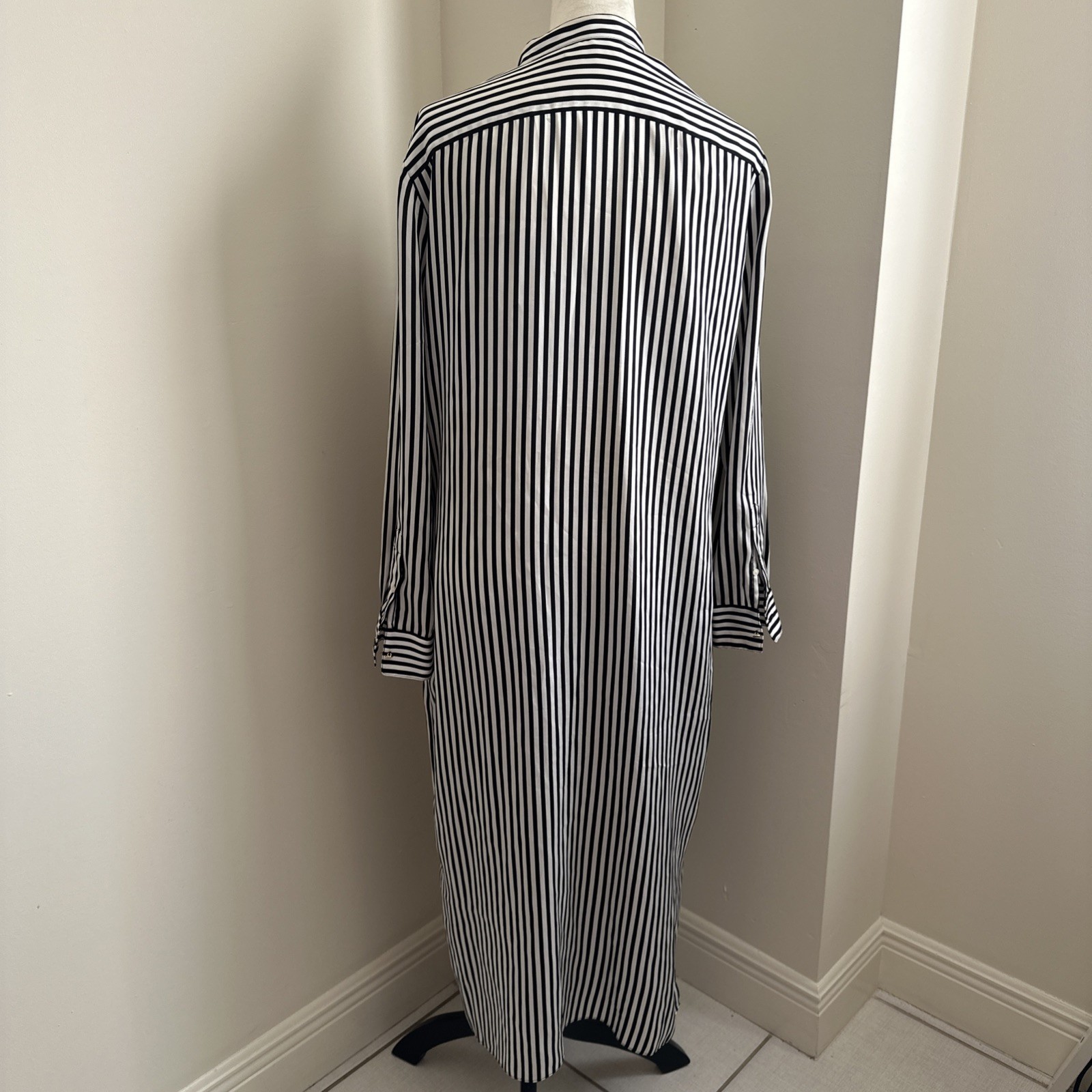 Lauren by Ralph Lauren Striped Bicolor Shirt Dress. Sz 14. See pics.