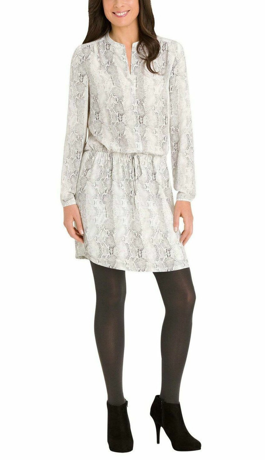 Hilary Radley Ladies’ L/S Dress Soft Snake Skin
