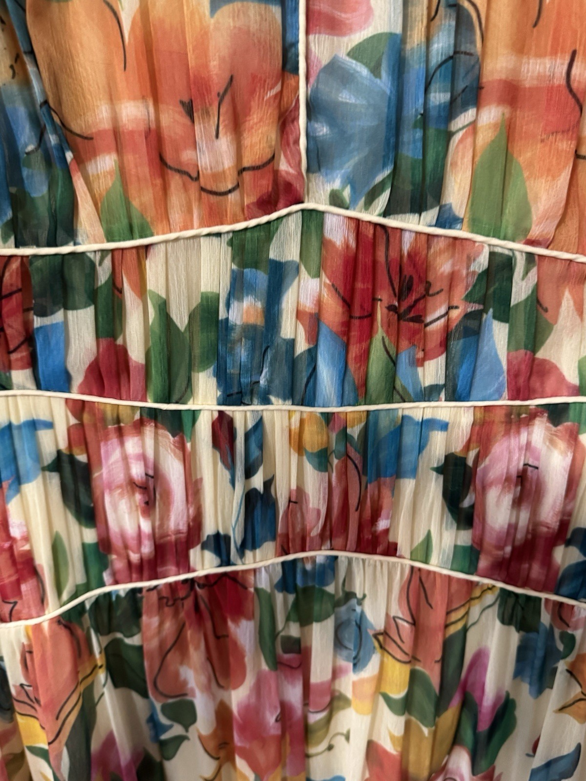 ONE33 SOCIAL puff sleeve Floral maxi Gown dress in floral Sz 12