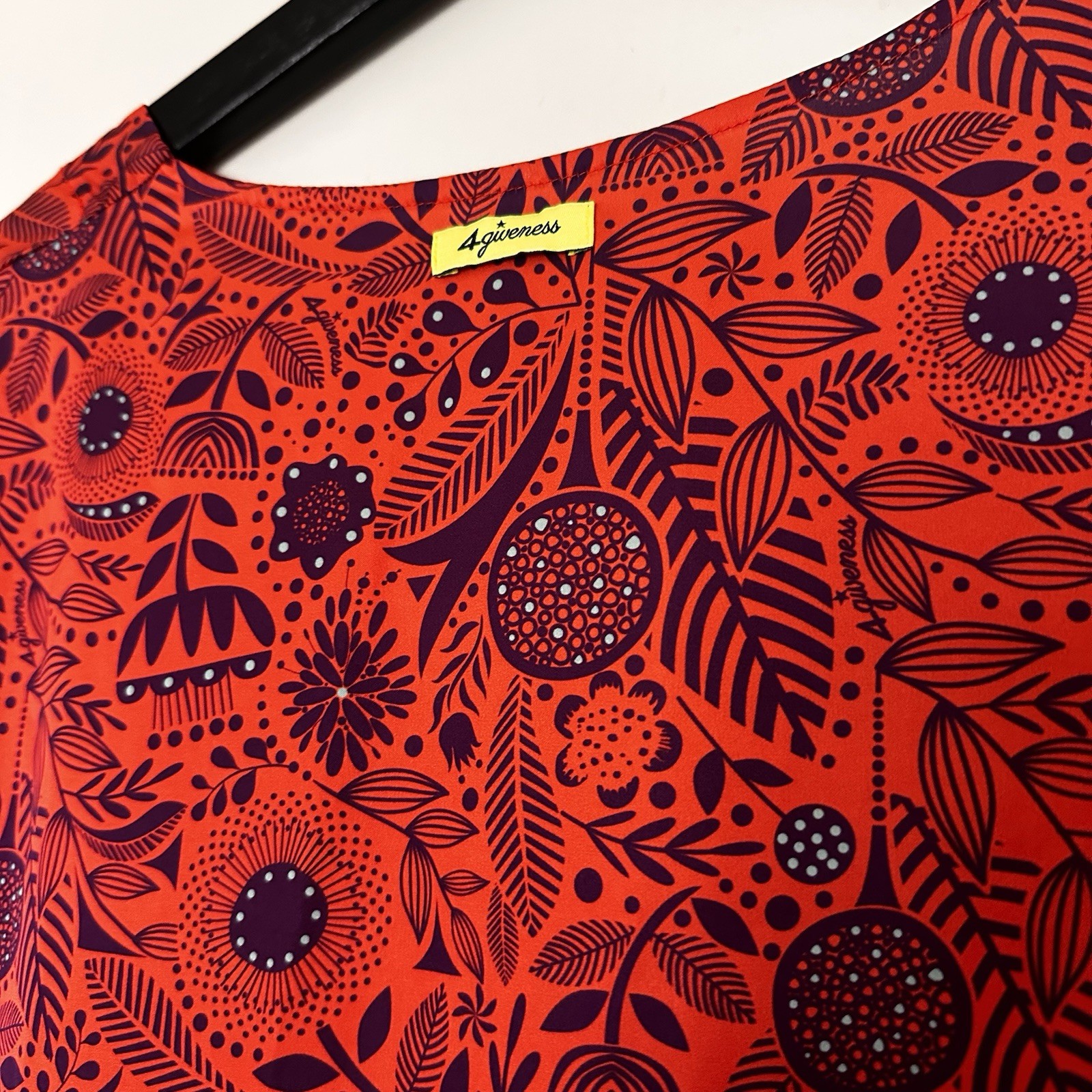 4GIVENESS Red Jungle Cheetah Dress – Size S/M