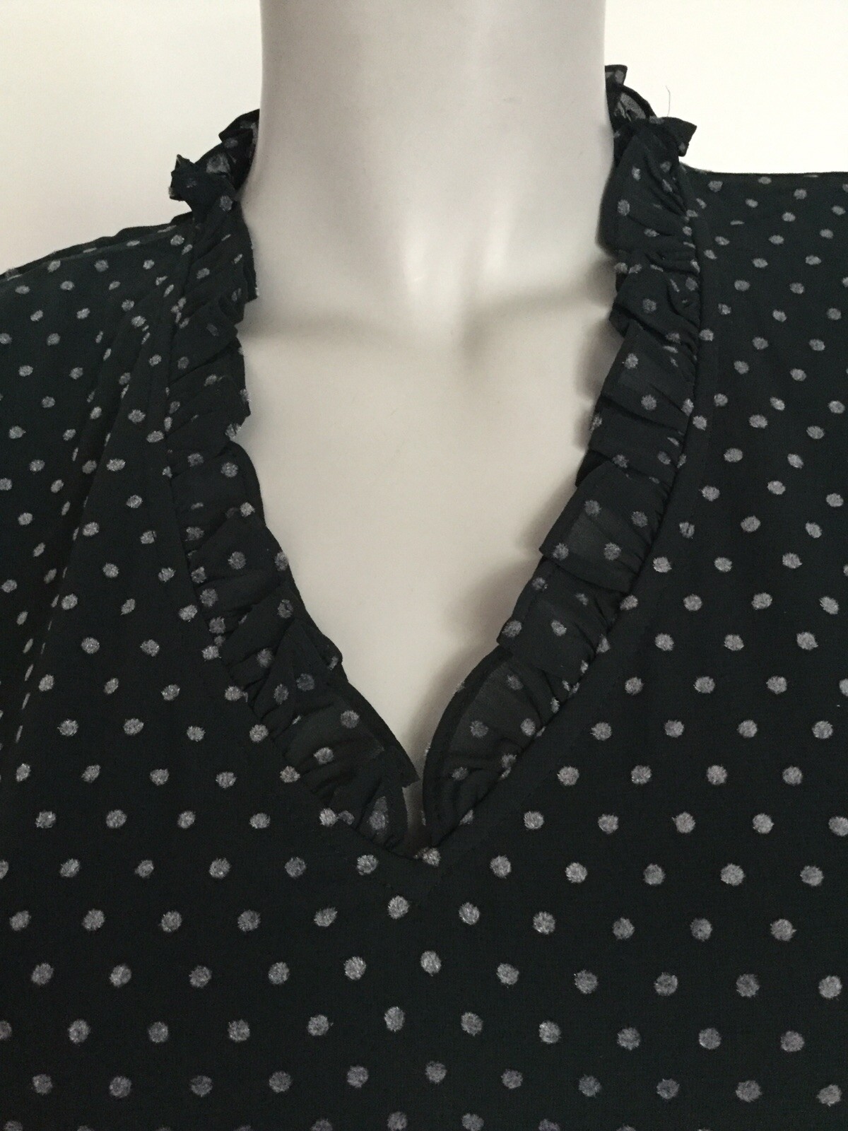 B.Young Swing Polka Dot Teal/Silver Dress Size 10